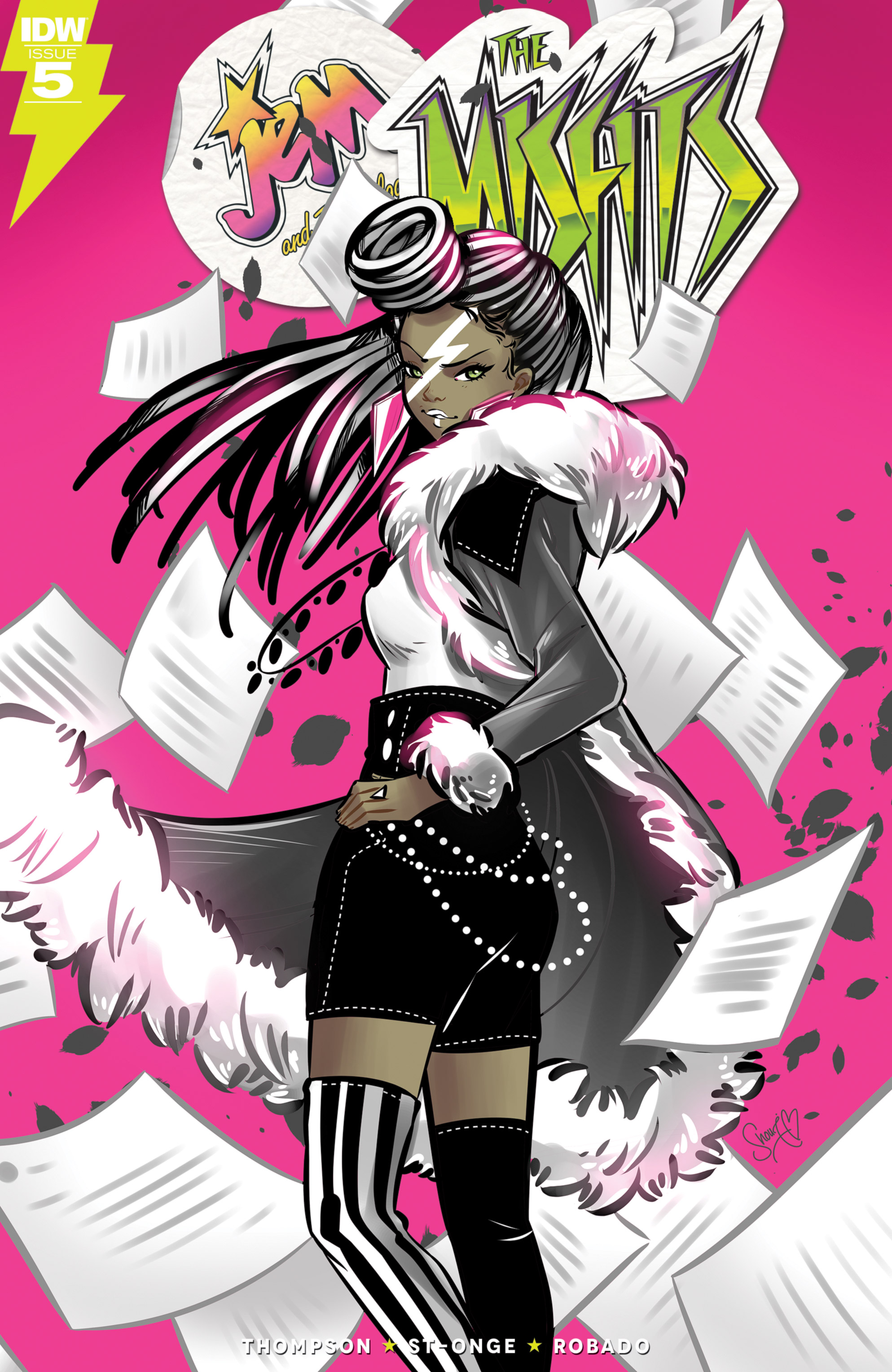 Read online Jem: The Misfits comic -  Issue #5 - 1