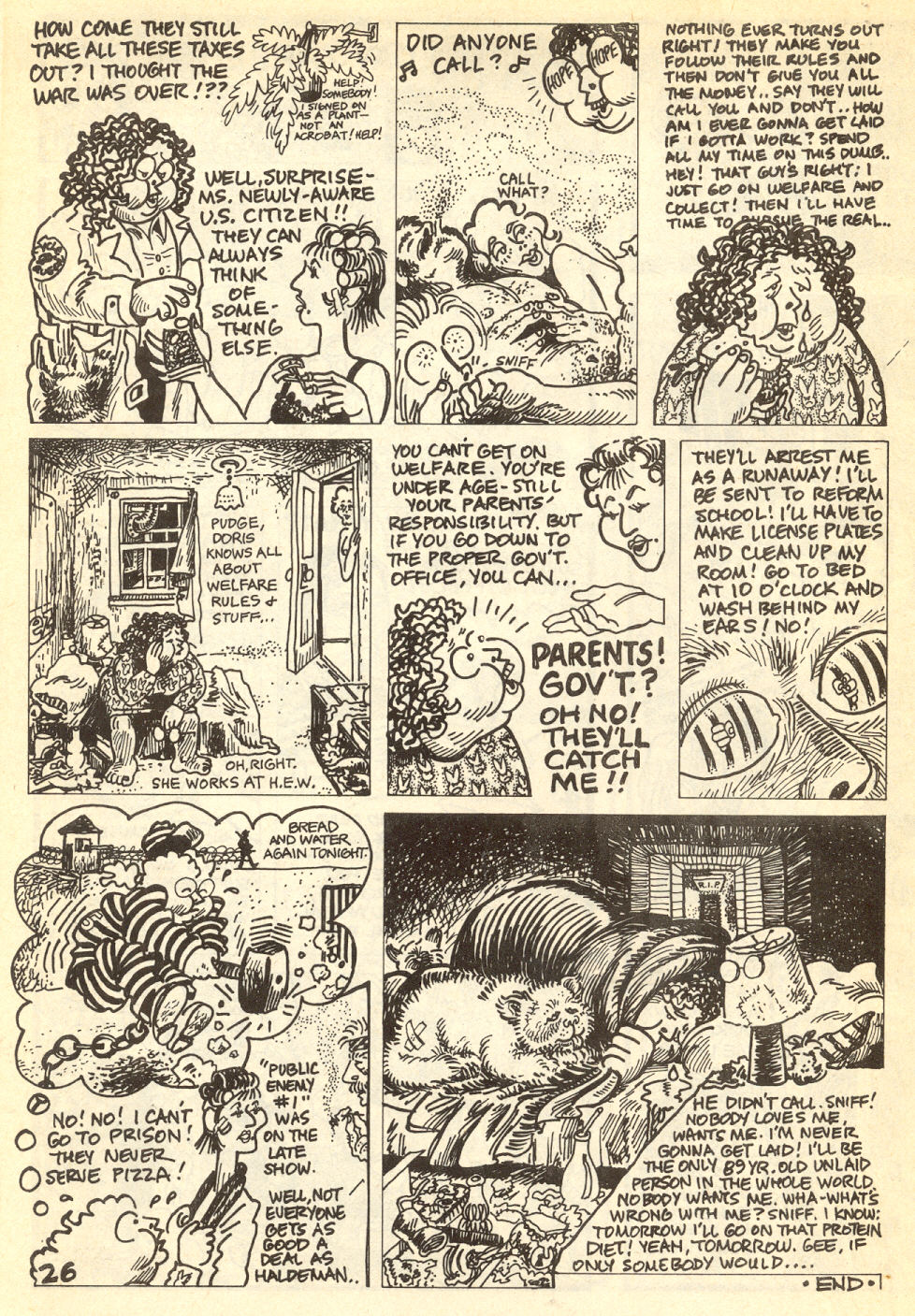 Read online The Further Fattening Adventures of Pudge, Girl Blimp comic -  Issue #2 - 26