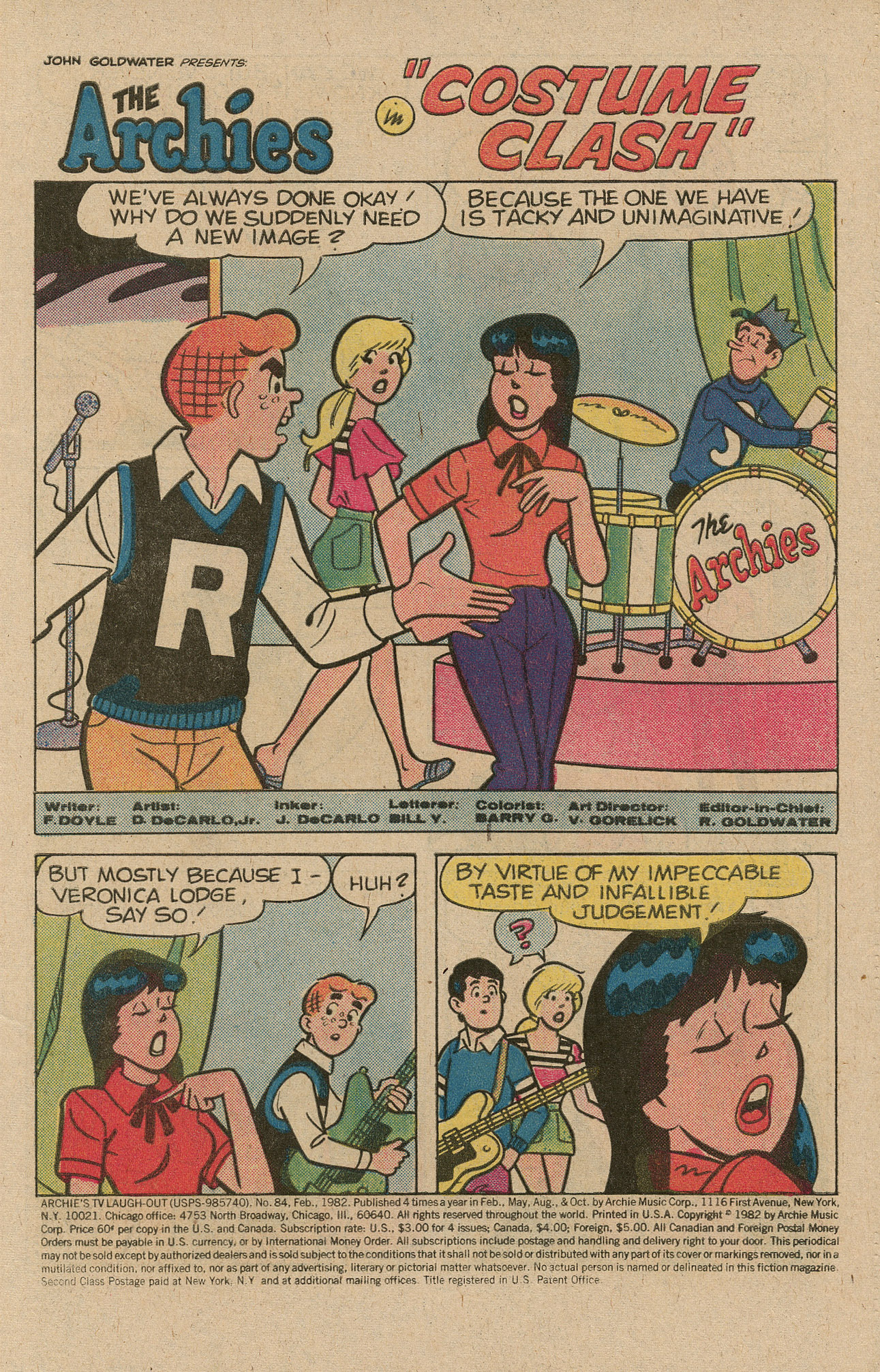 Read online Archie's TV Laugh-Out comic -  Issue #84 - 3