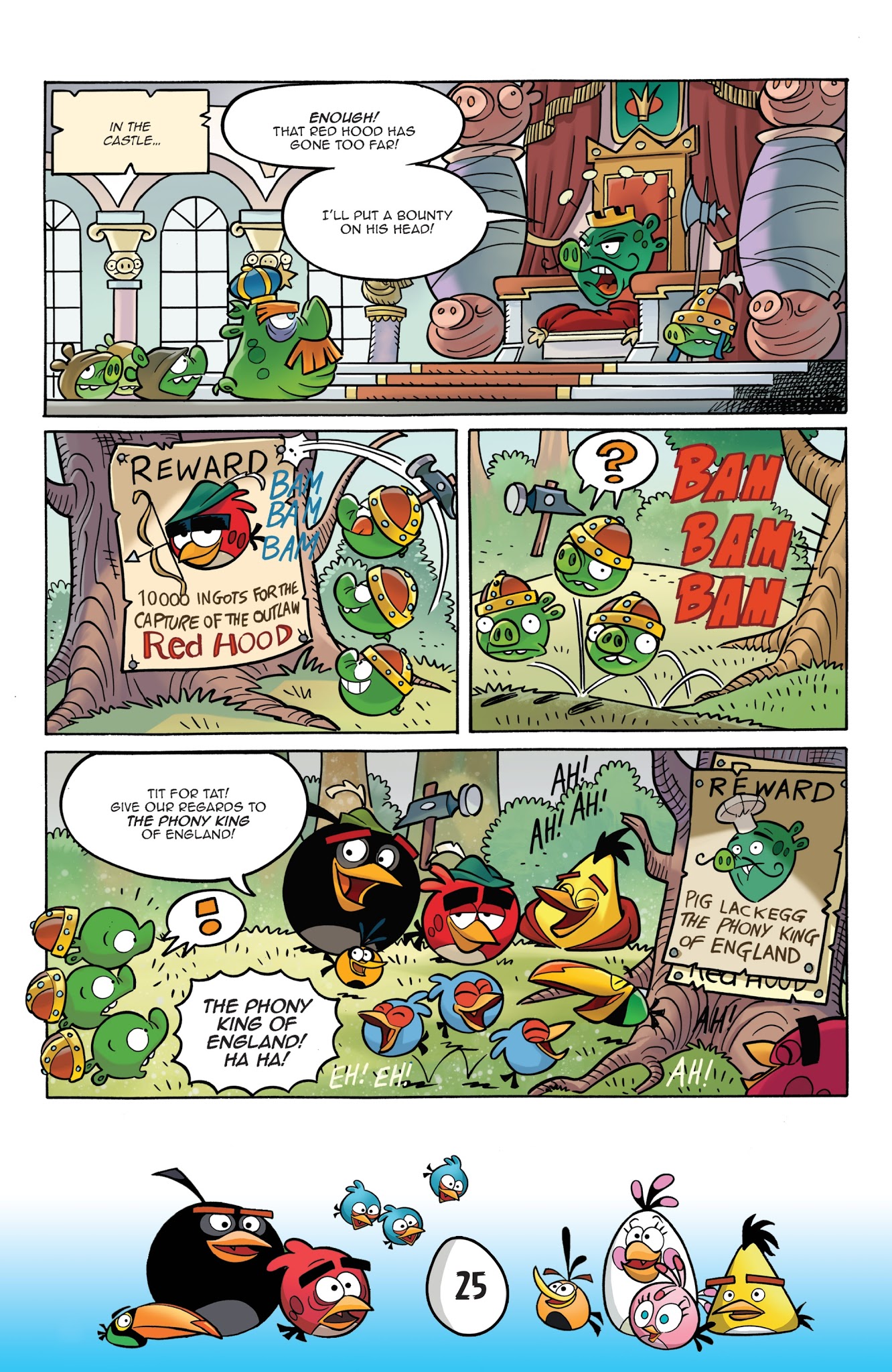 Read online Angry Birds Comics Quarterly comic -  Issue # Issue Monsters and Mistletoe - 27