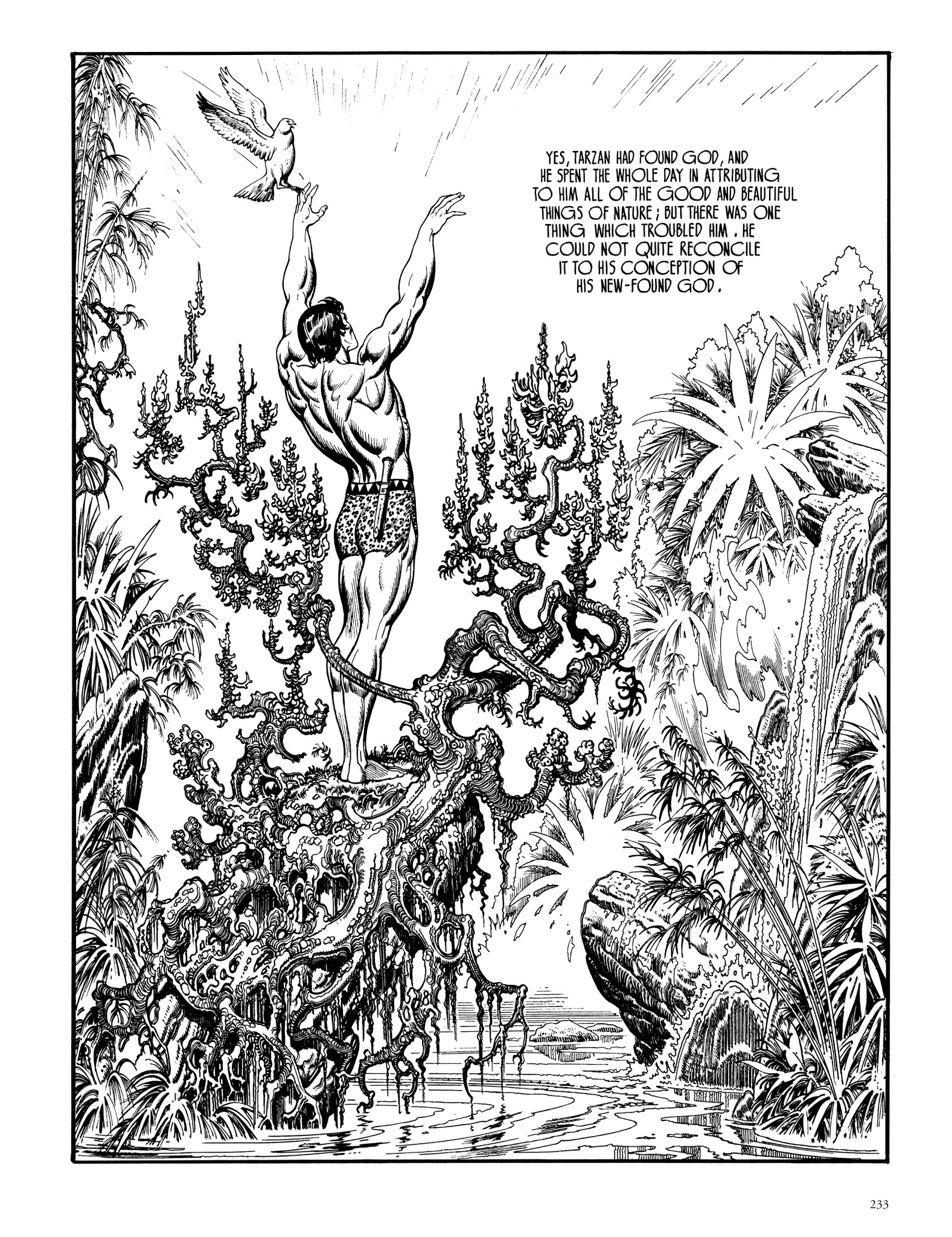 Read online Edgar Rice Burroughs' Tarzan: Burne Hogarth's Lord of the Jungle comic -  Issue # TPB - 232