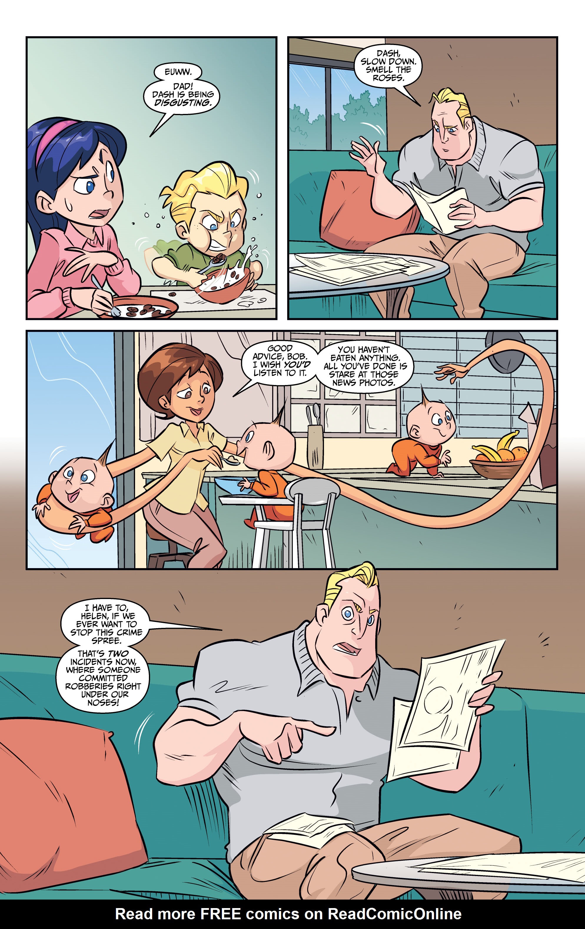 Read online Incredibles 2: Slow Burn comic -  Issue #1 - 4