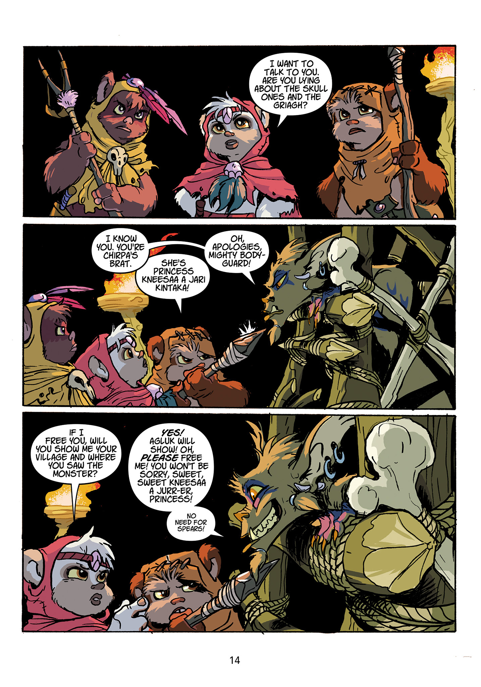 Read online Star Wars: Ewoks - Shadows of Endor comic -  Issue # TPB - 15