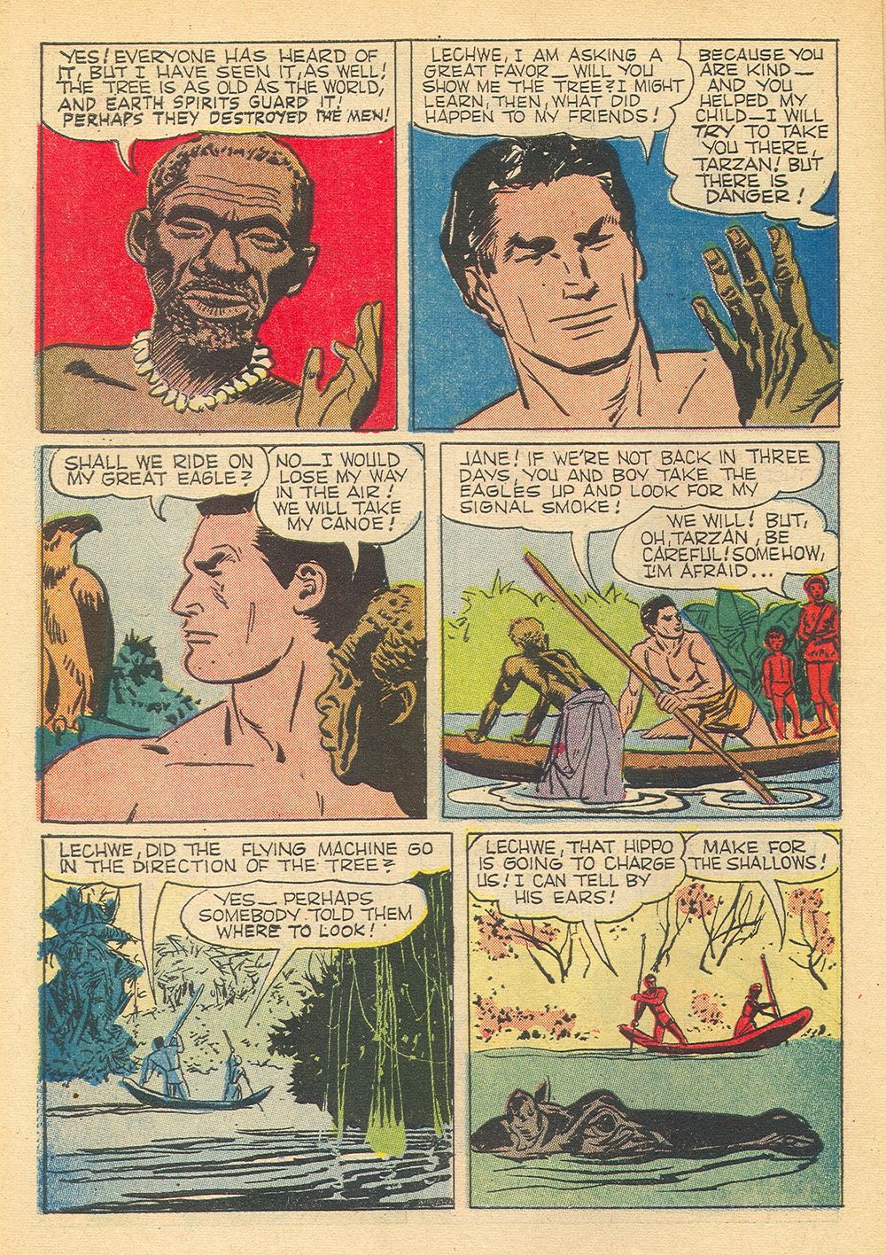 Read online Tarzan (1948) comic -  Issue #51 - 6