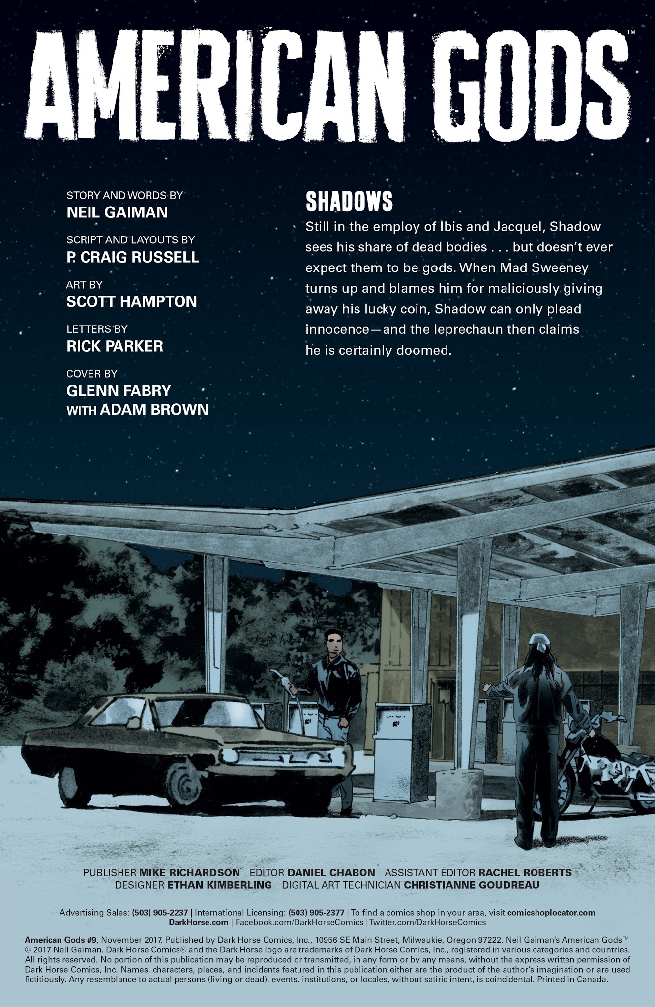 Read online American Gods: Shadows comic -  Issue #9 - 2