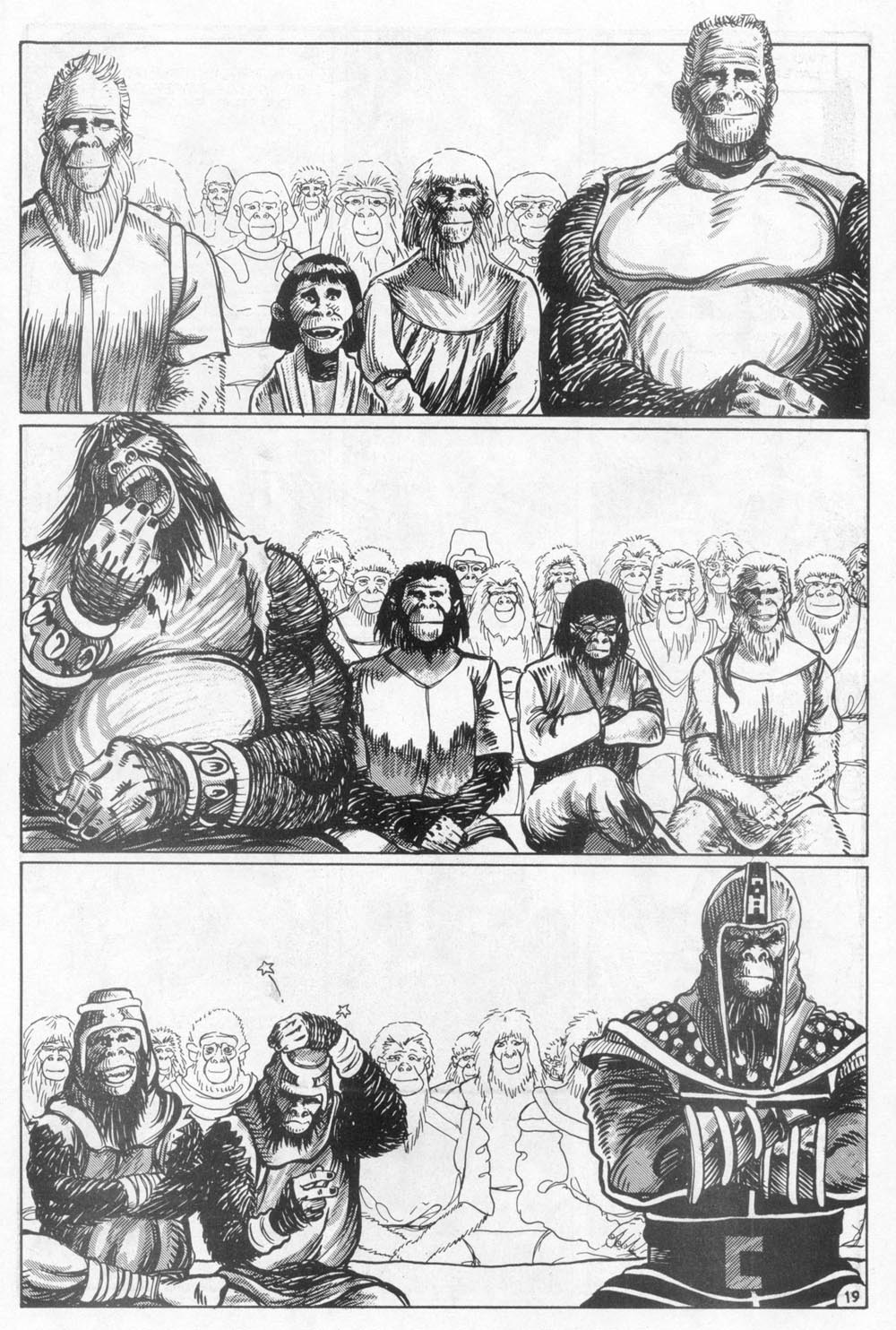 Read online Planet of the Apes (1990) comic -  Issue #12 - 21