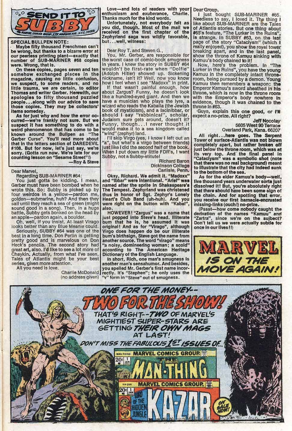 Read online The Sub-Mariner comic -  Issue #68 - 20