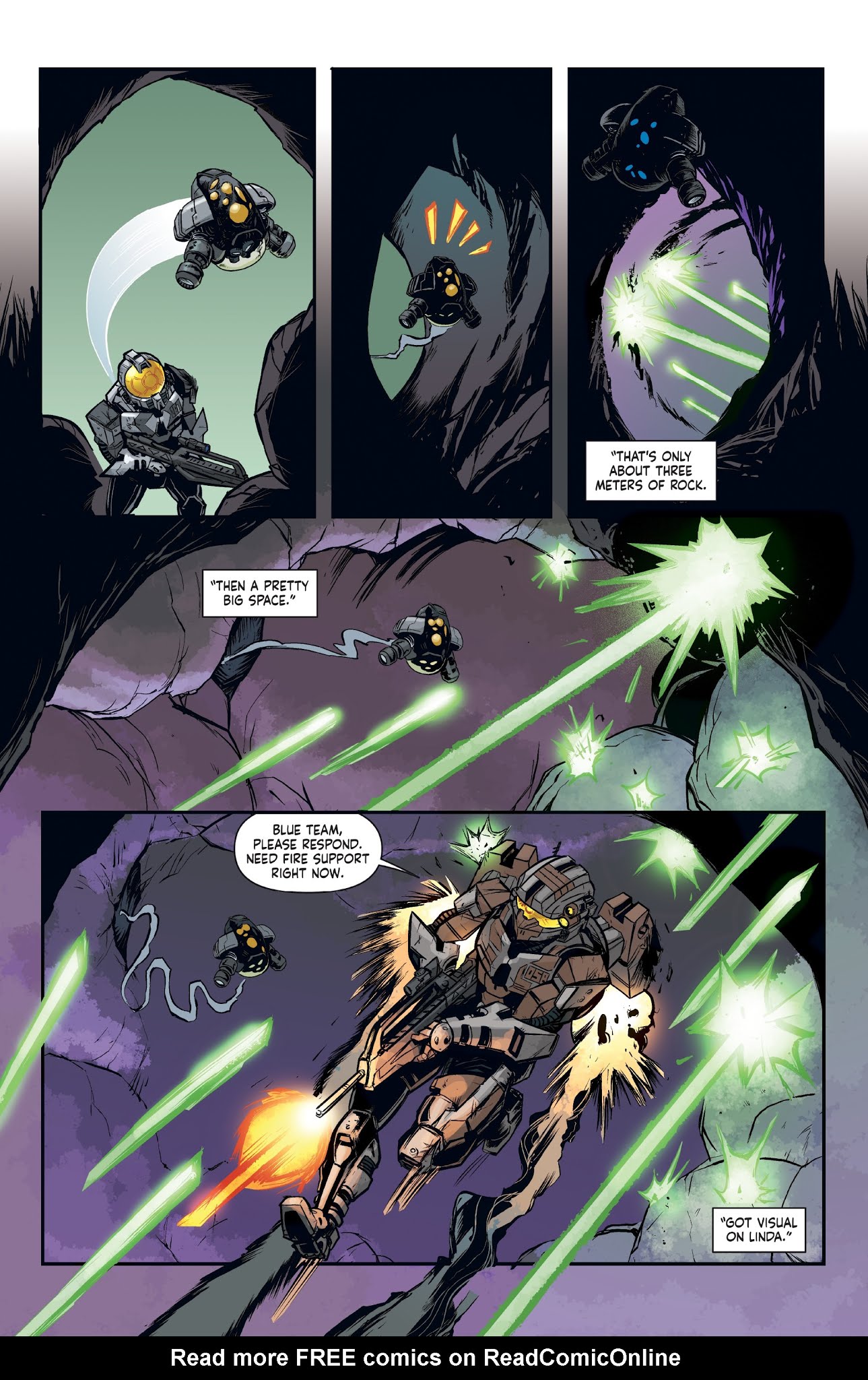Read online Halo: Collateral Damage comic -  Issue #3 - 8
