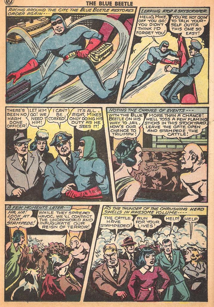 Read online The Blue Beetle comic -  Issue #36 - 22
