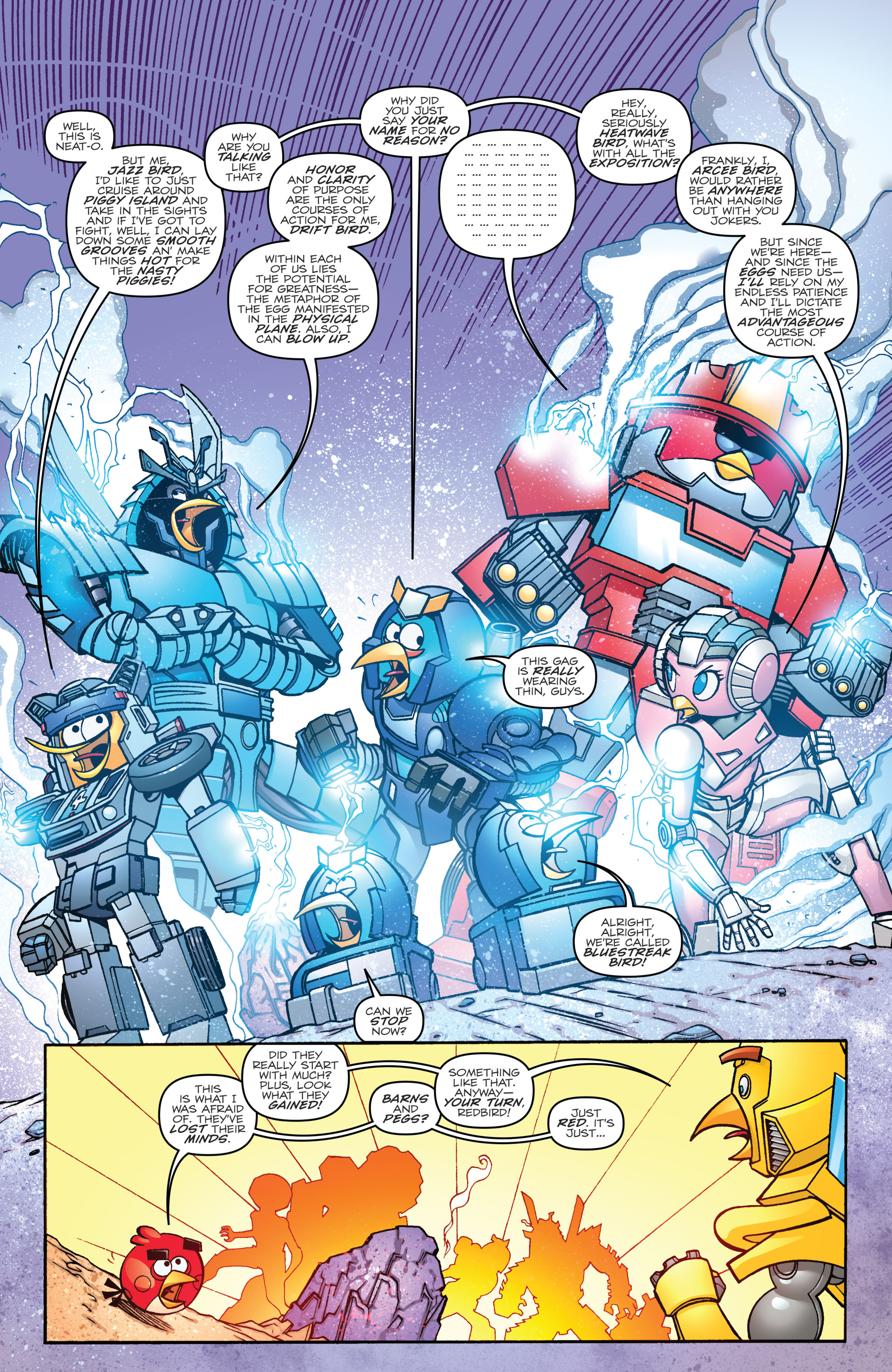 Read online Angry Birds Transformers comic -  Issue #2 - 8