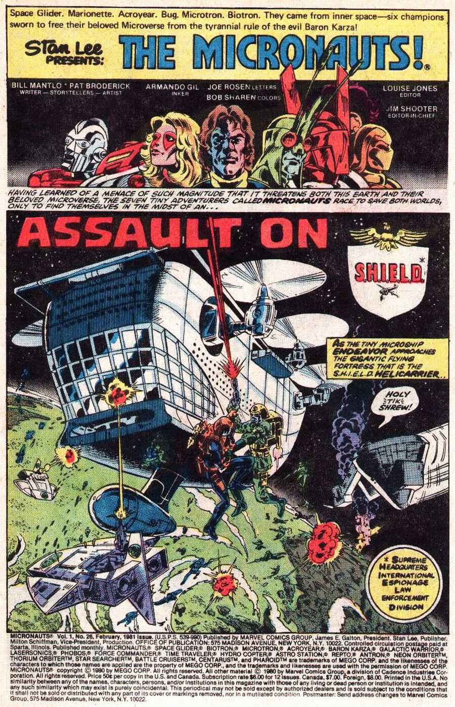 Read online Micronauts (1979) comic -  Issue #26 - 2