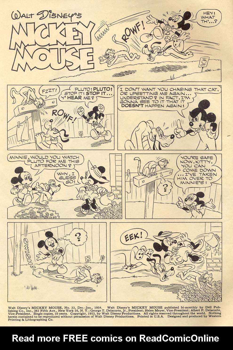 Read online Walt Disney's Mickey Mouse comic -  Issue #33 - 2