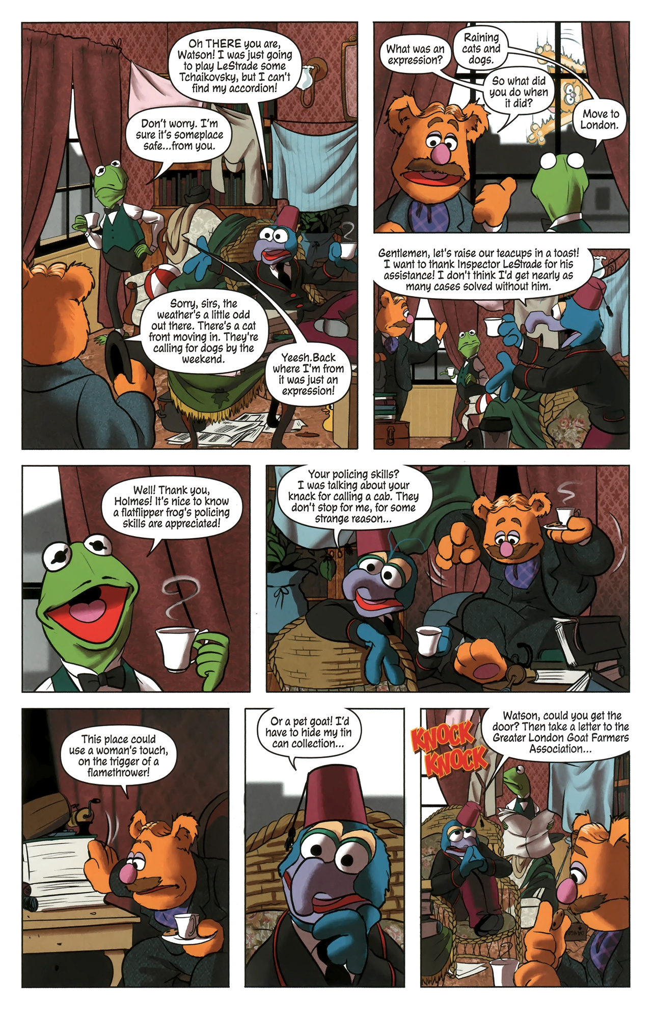 Read online Muppet Sherlock Holmes comic -  Issue #2 - 4