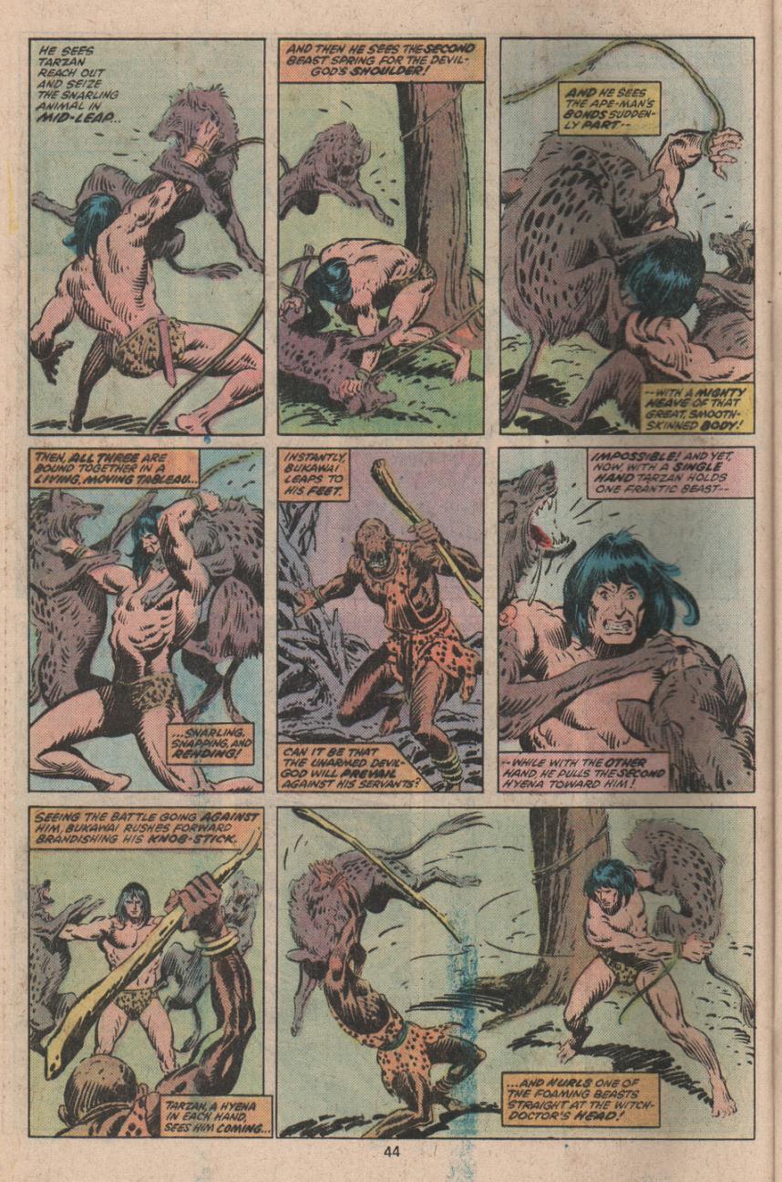 Read online Tarzan (1977) comic -  Issue # _Annual 1 - 33