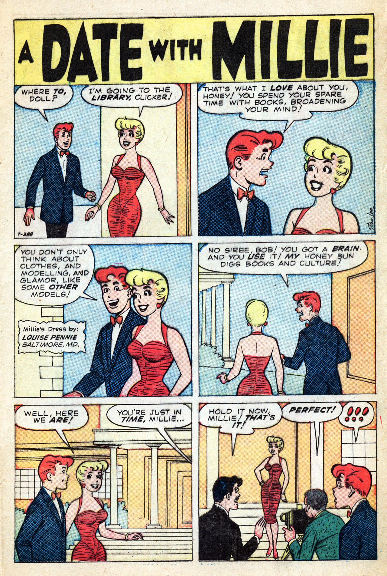 Read online A Date with Millie (1959) comic -  Issue #1 - 13