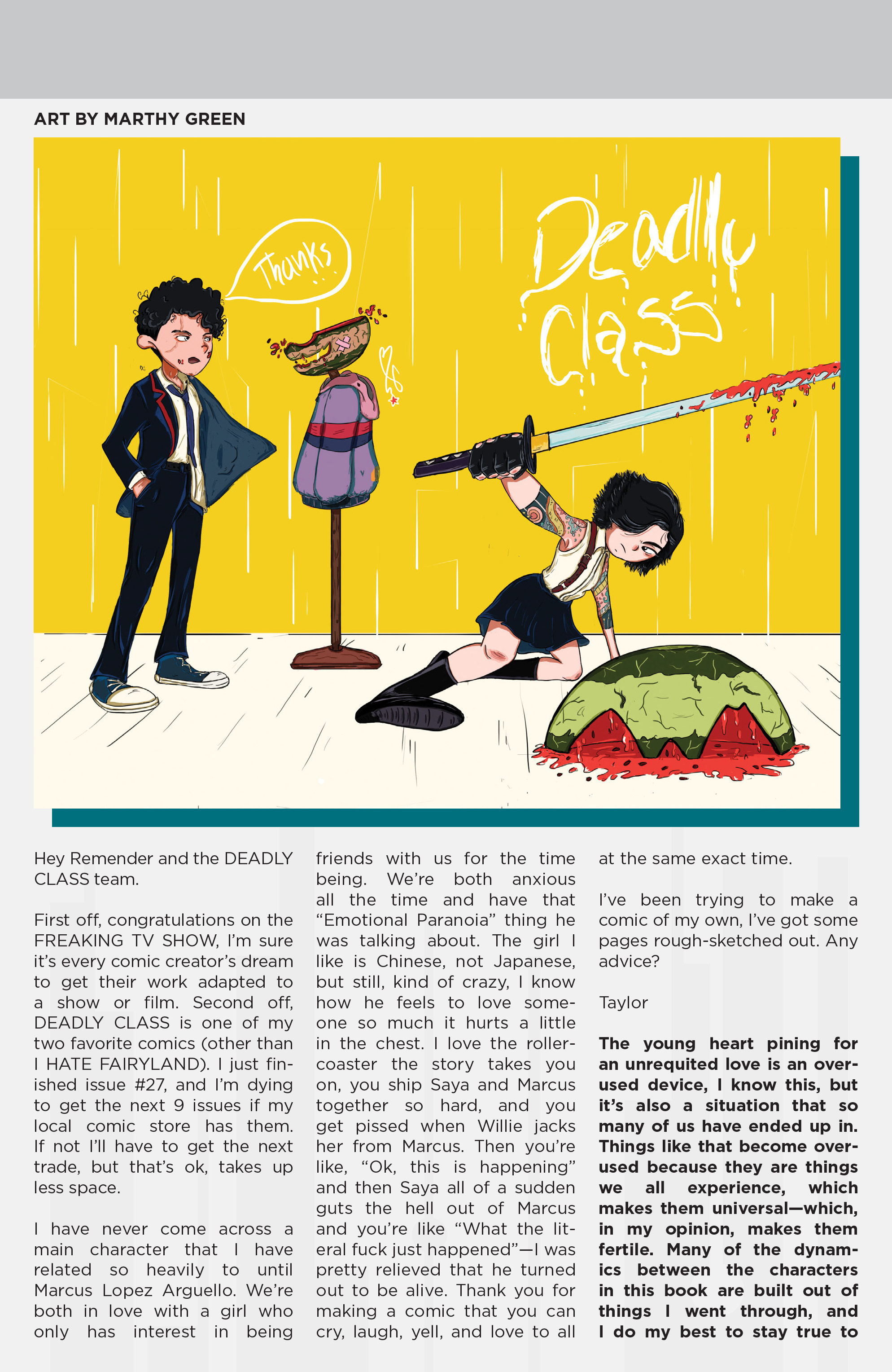 Read online Deadly Class comic -  Issue #40 - 28