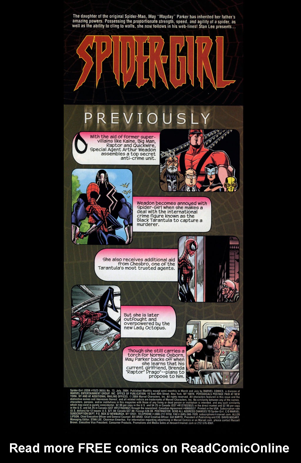 Read online Spider-Girl (1998) comic -  Issue #73 - 2