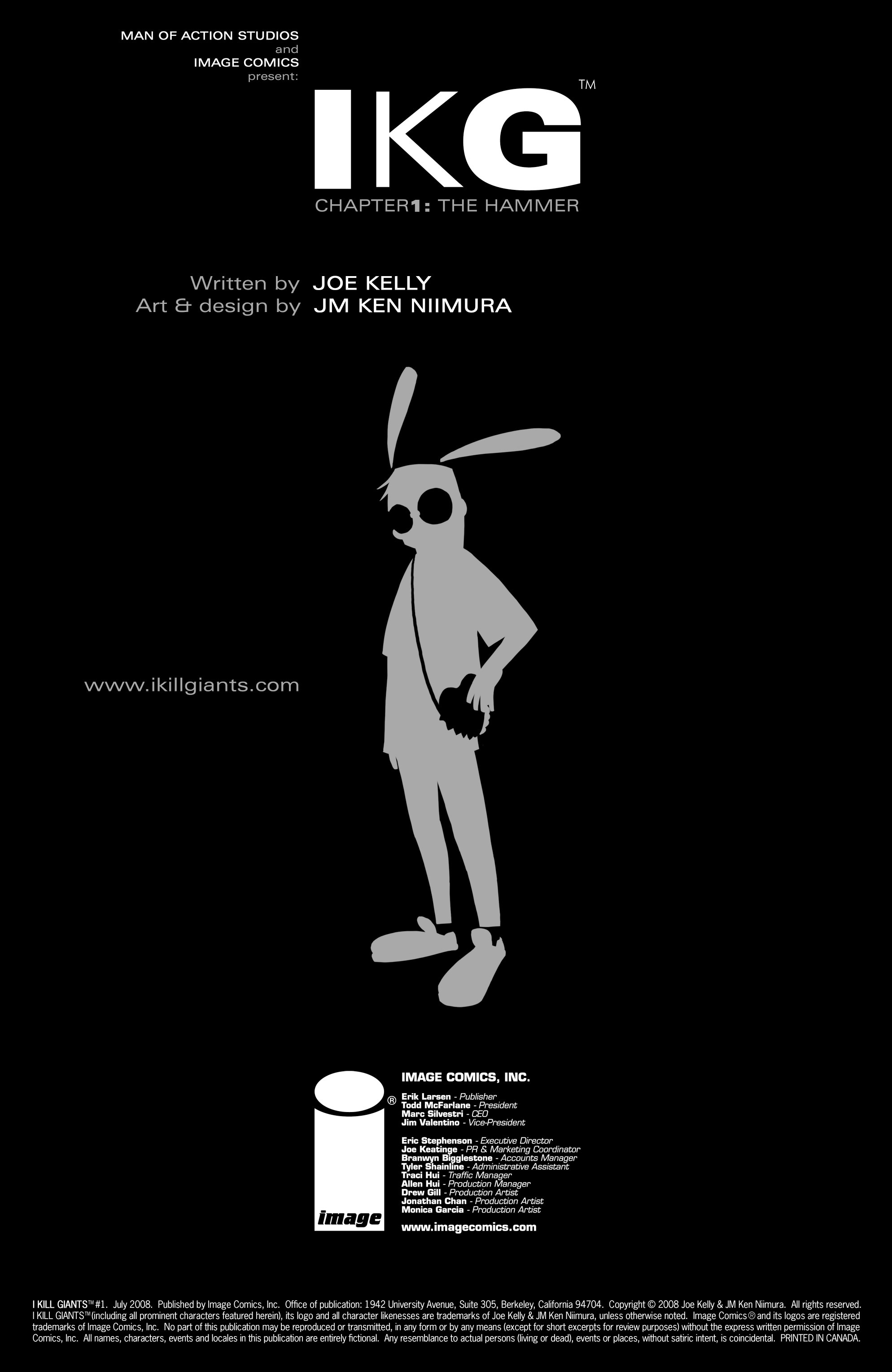 Read online I Kill Giants comic -  Issue #1 - 2