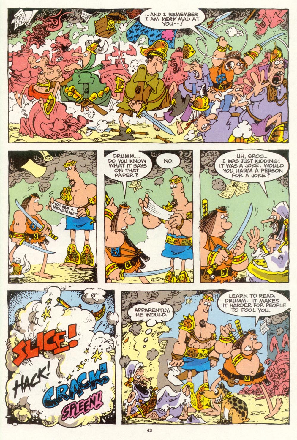 Read online Sergio Aragonés Groo the Wanderer comic -  Issue #100 - 44