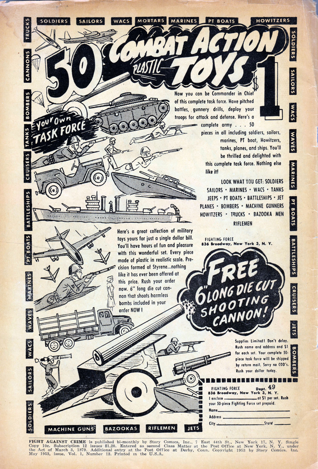 Read online Fight Against Crime comic -  Issue #13 - 2