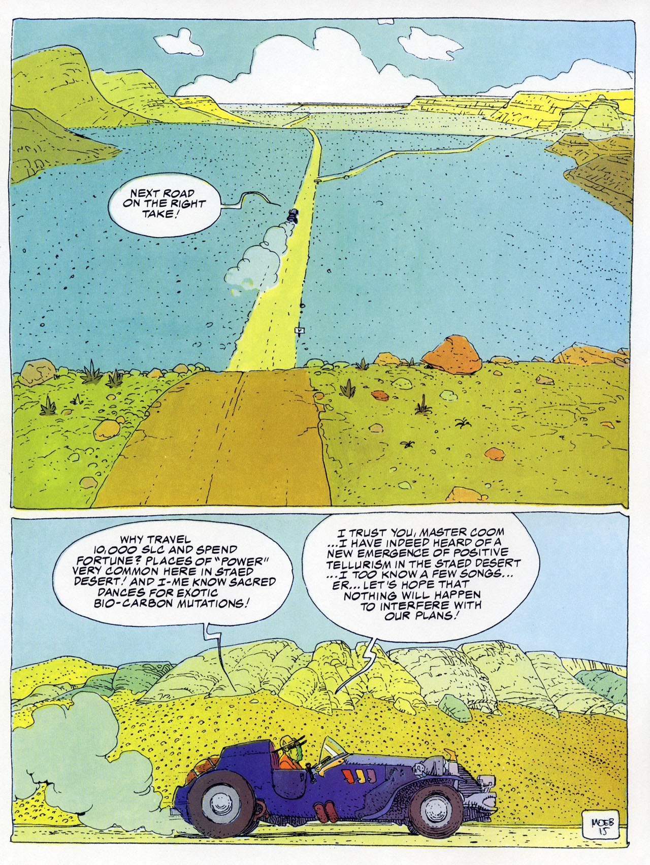 Read online Epic Graphic Novel: Moebius comic -  Issue # TPB 6 - 21