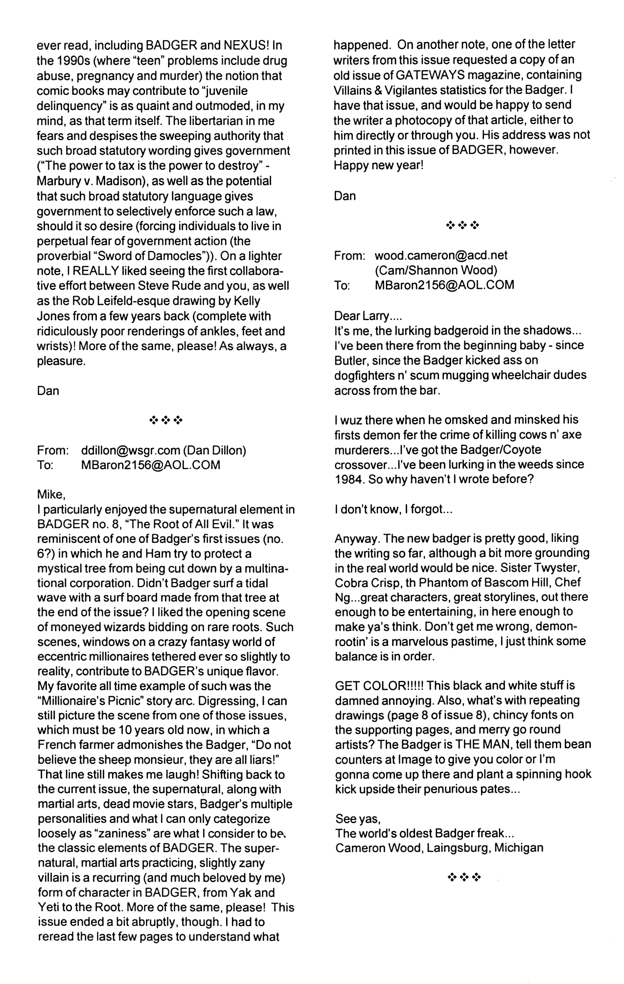 Read online The Badger (1997) comic -  Issue #9 - 28