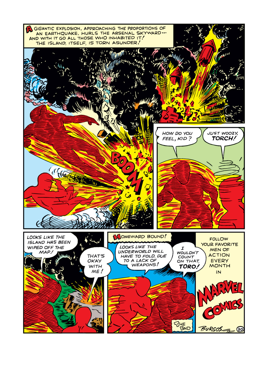 Read online The Human Torch (1940) comic -  Issue #6 - 22