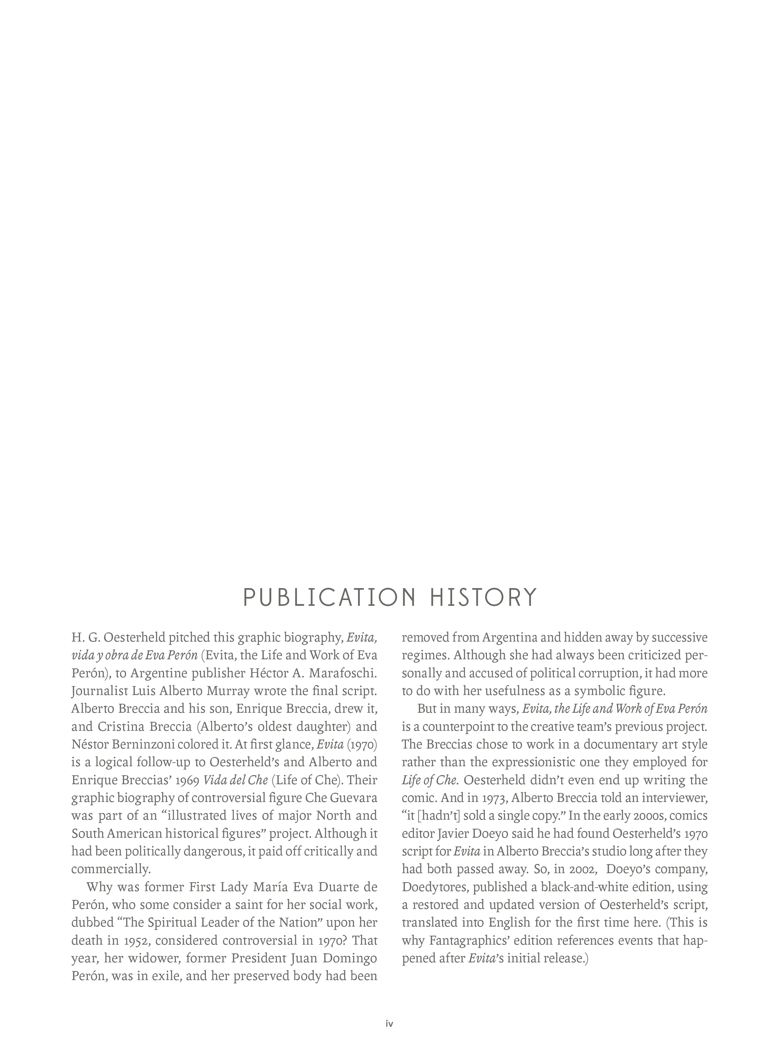 Read online Evita, the Life and Work of Eva Perón comic -  Issue # TPB - 5