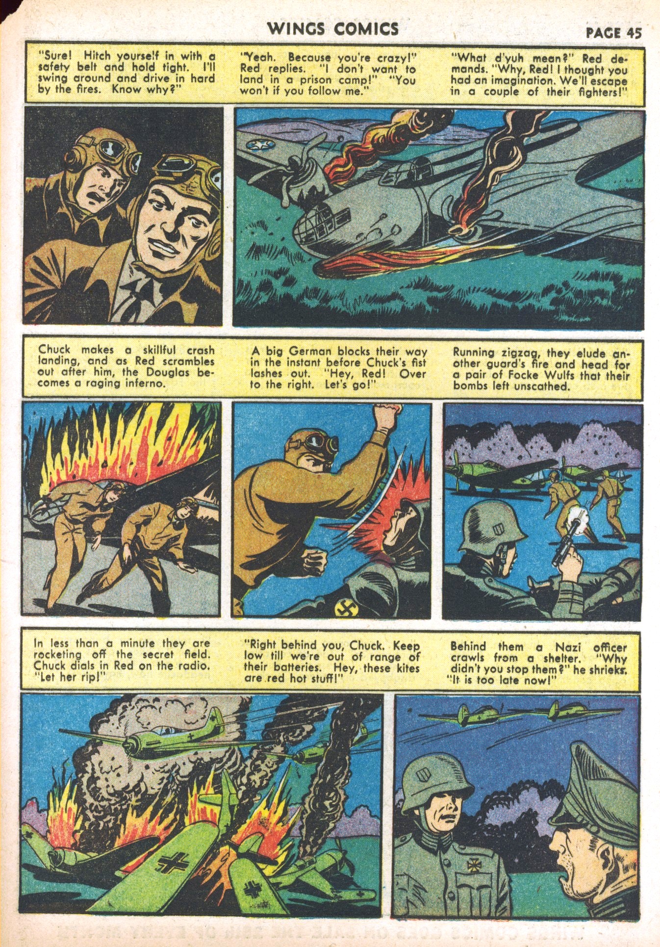 Read online Wings Comics comic -  Issue #30 - 47