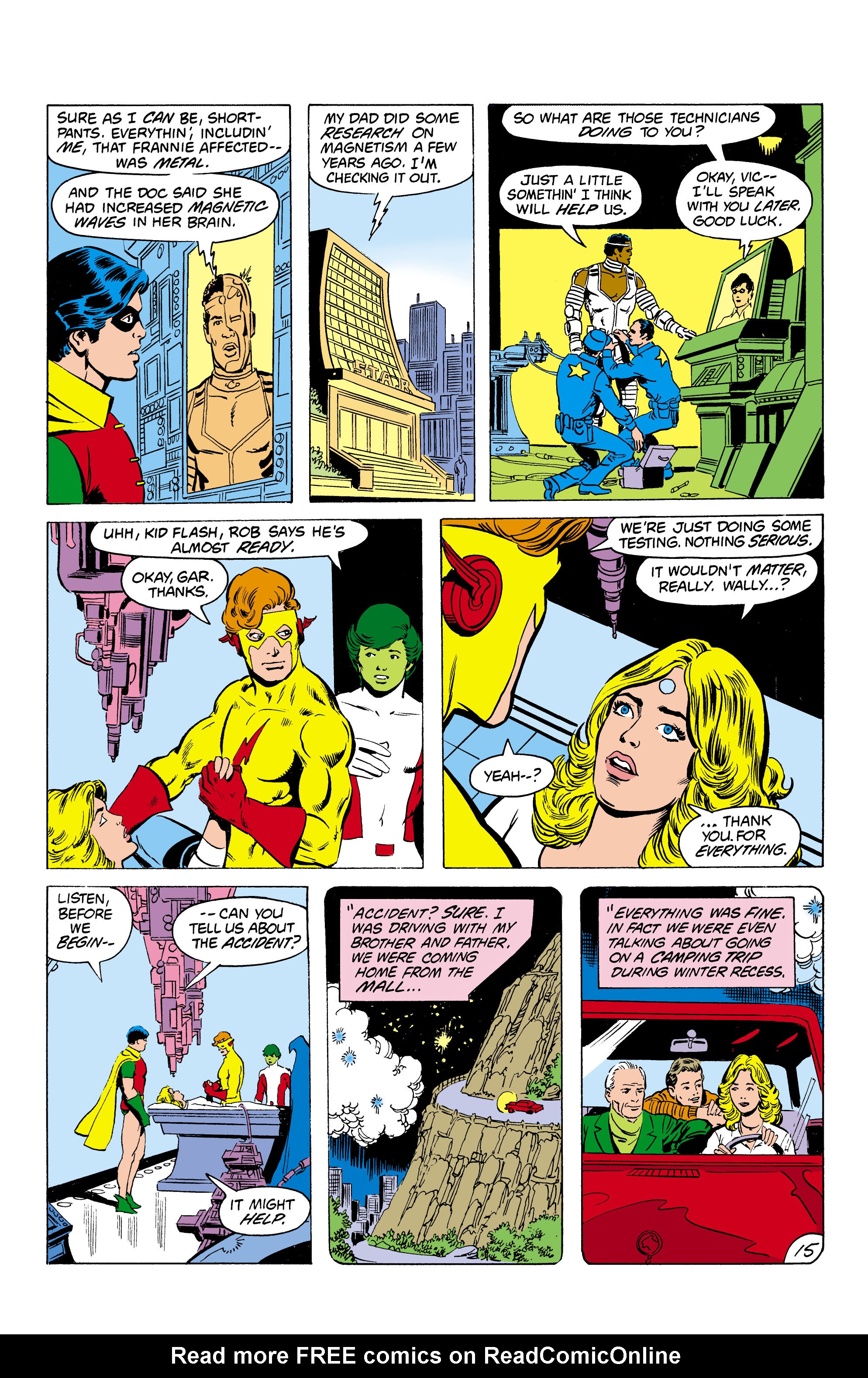 Read online The New Teen Titans (1980) comic -  Issue #17 - 16