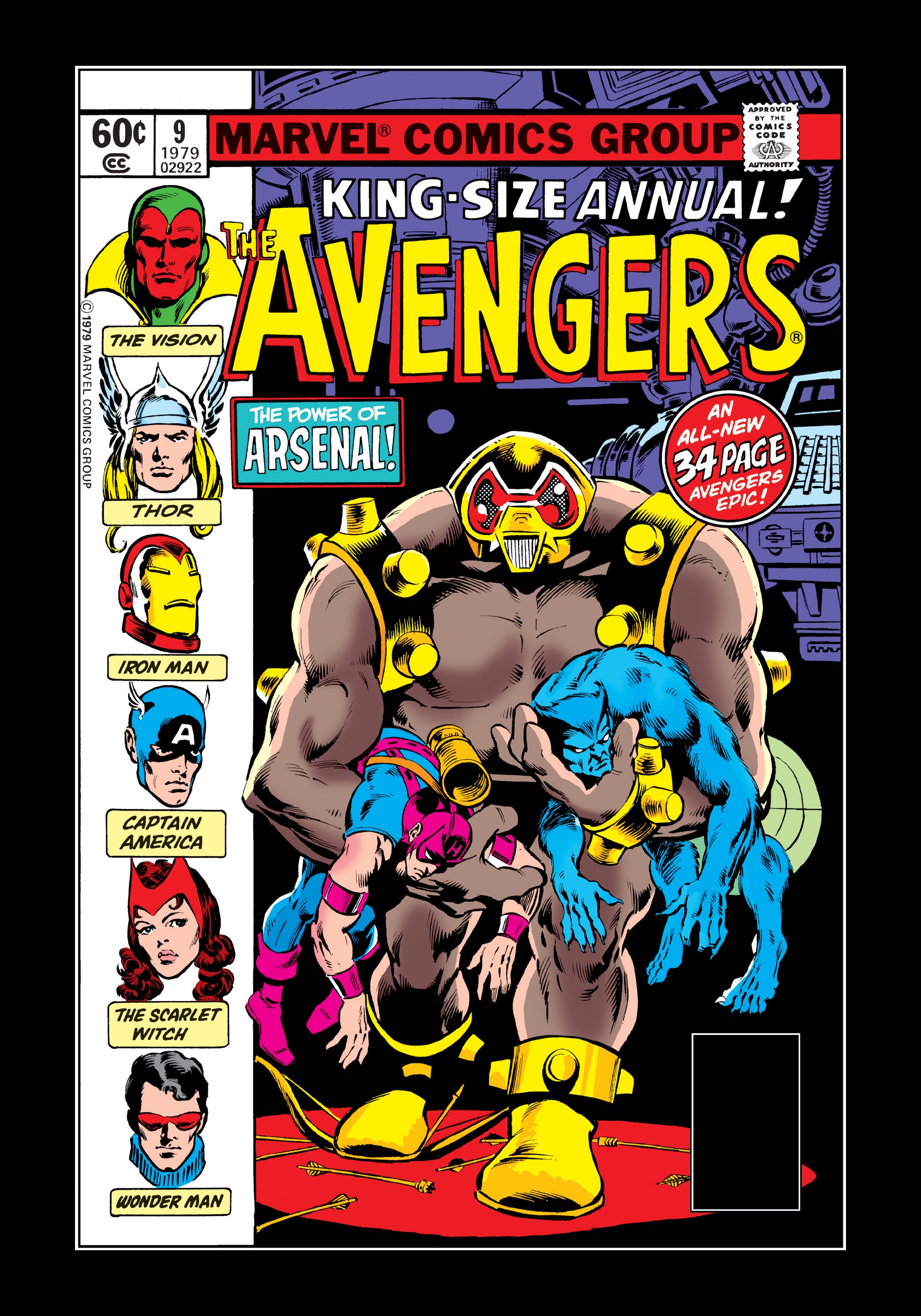 Read online Marvel Masterworks: The Avengers comic -  Issue # TPB 18 (Part 3) - 43