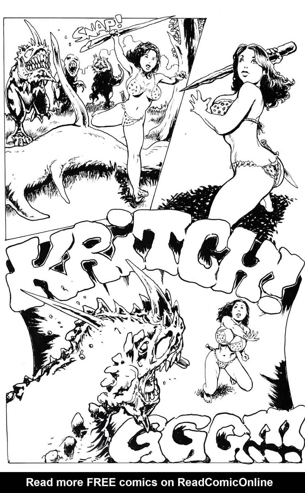 Read online Cavewoman: Mutation comic -  Issue #1 - 17