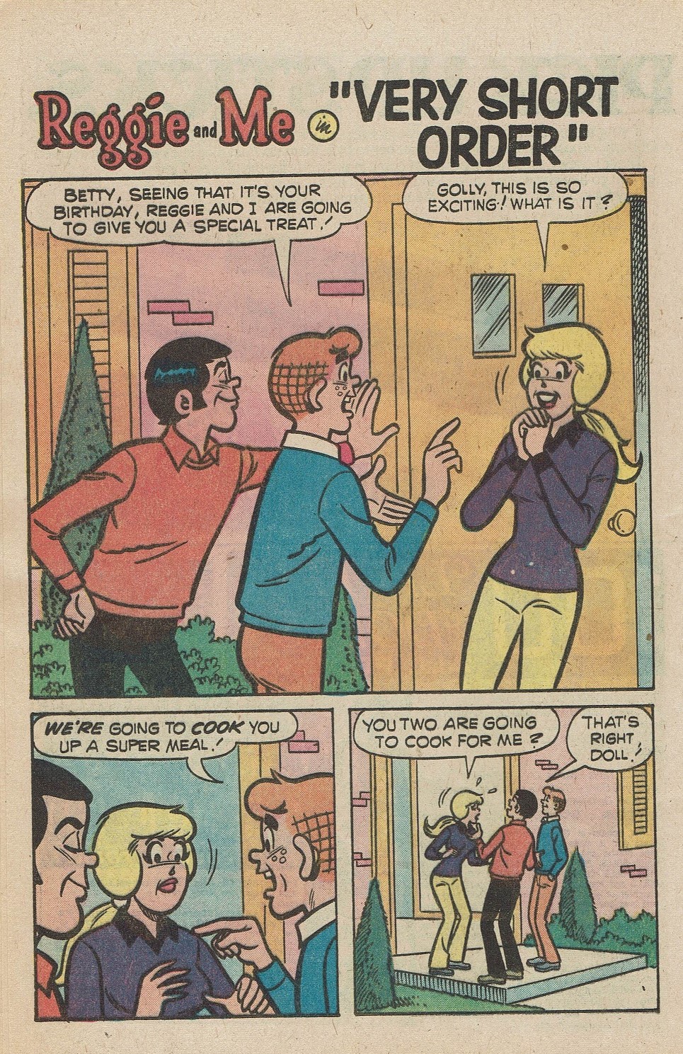 Read online Reggie and Me (1966) comic -  Issue #112 - 20