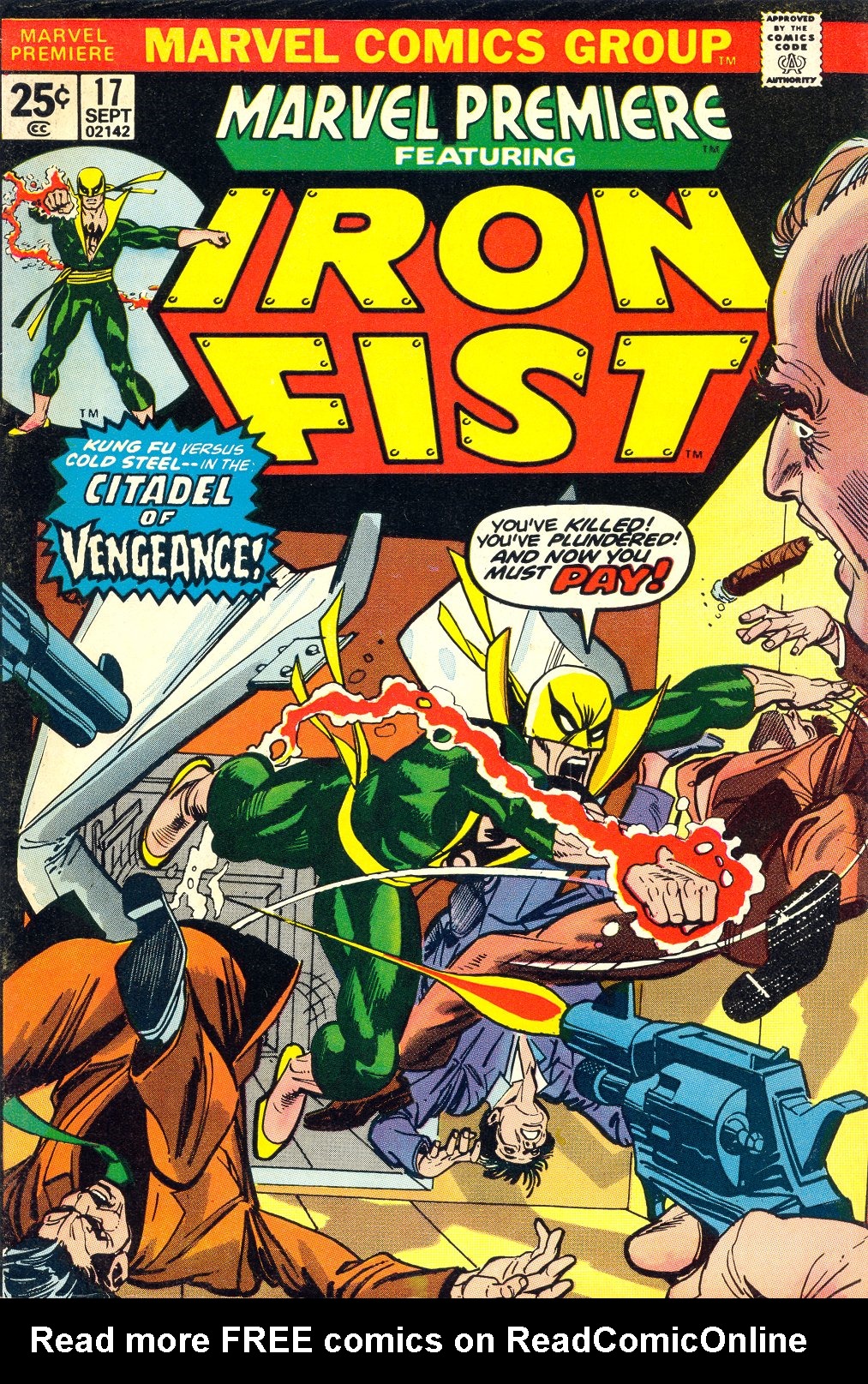Read online Marvel Premiere comic -  Issue #17 - 1