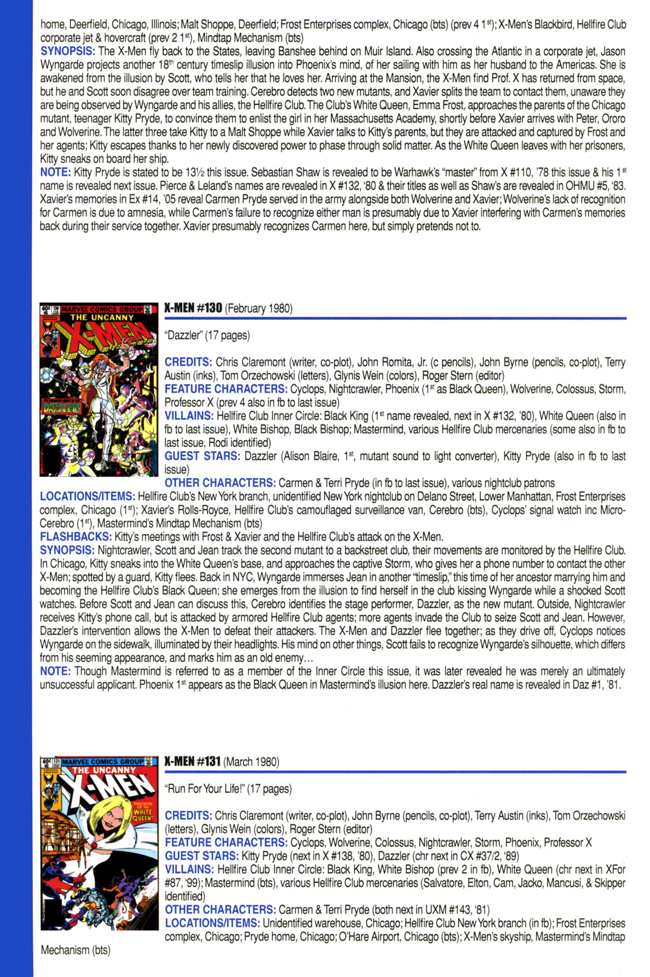 Read online Official Index to the Marvel Universe comic -  Issue #3 - 56