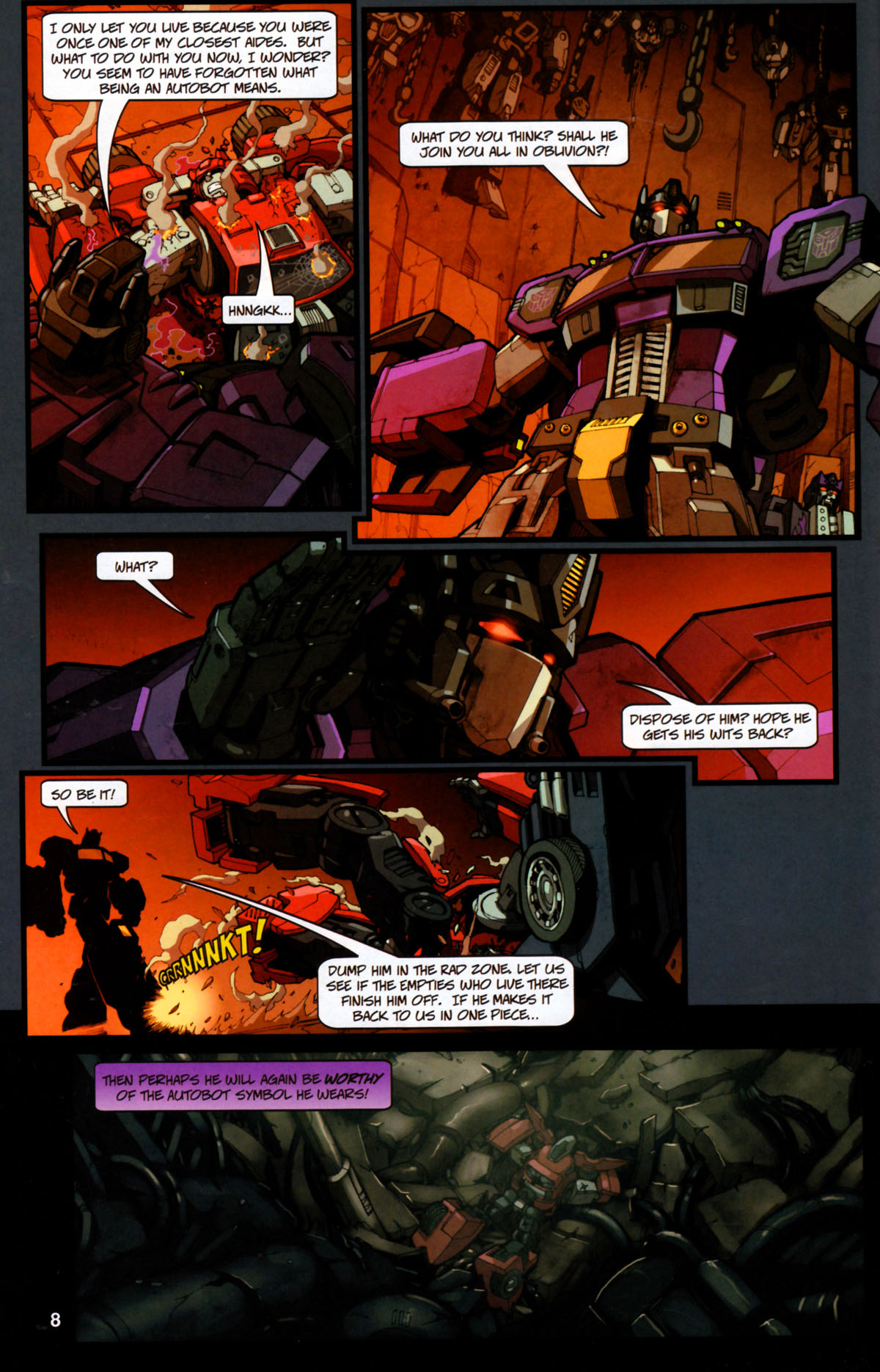Read online Transformers: Timelines comic -  Issue #3 - 10