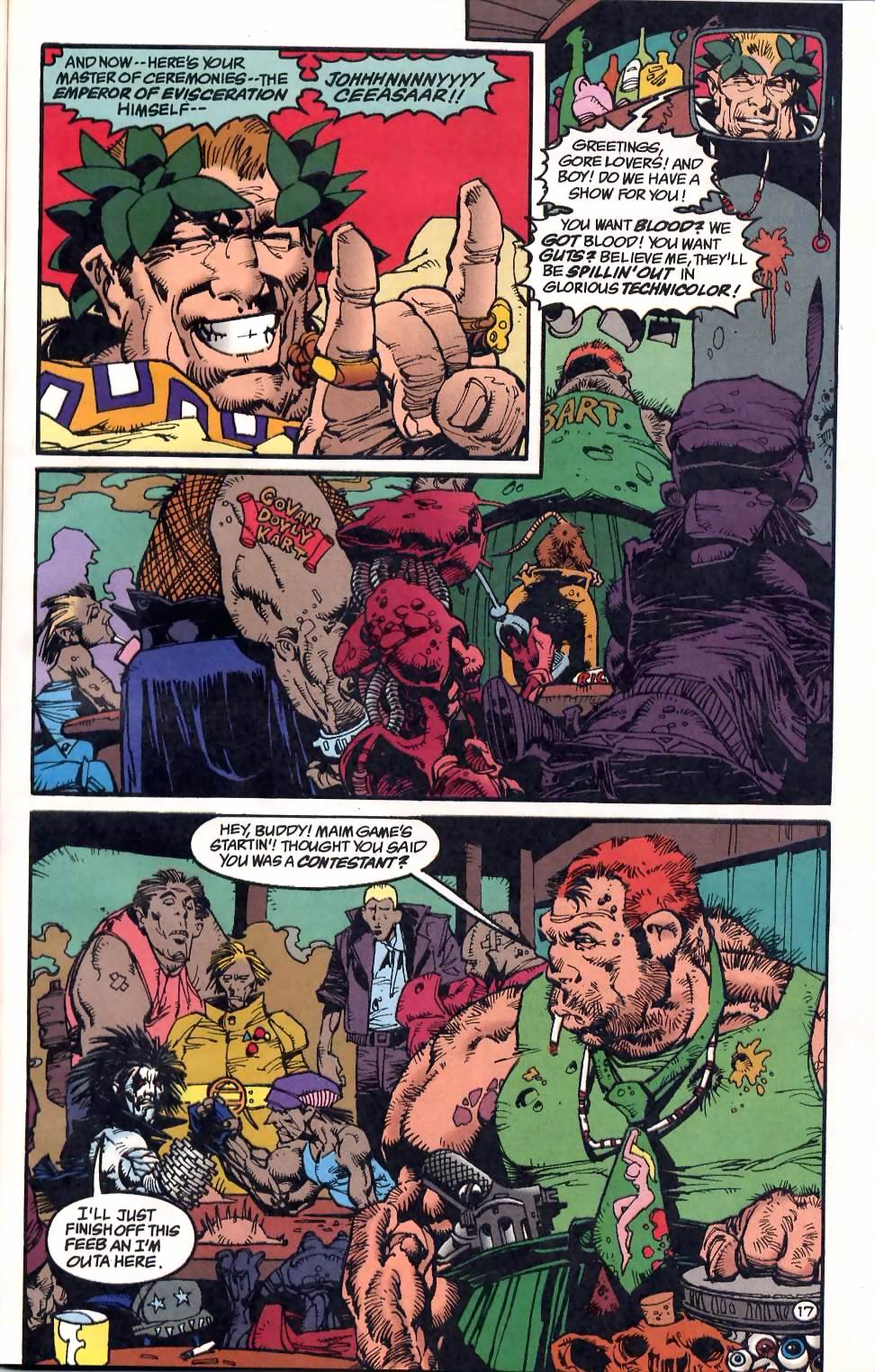 Read online Lobo: Unamerican Gladiators comic -  Issue #1 - 18