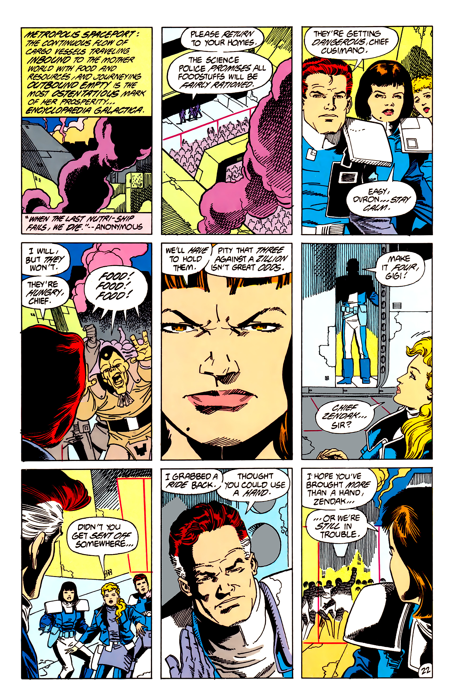 Read online Legion of Super-Heroes (1984) comic -  Issue #62 - 23