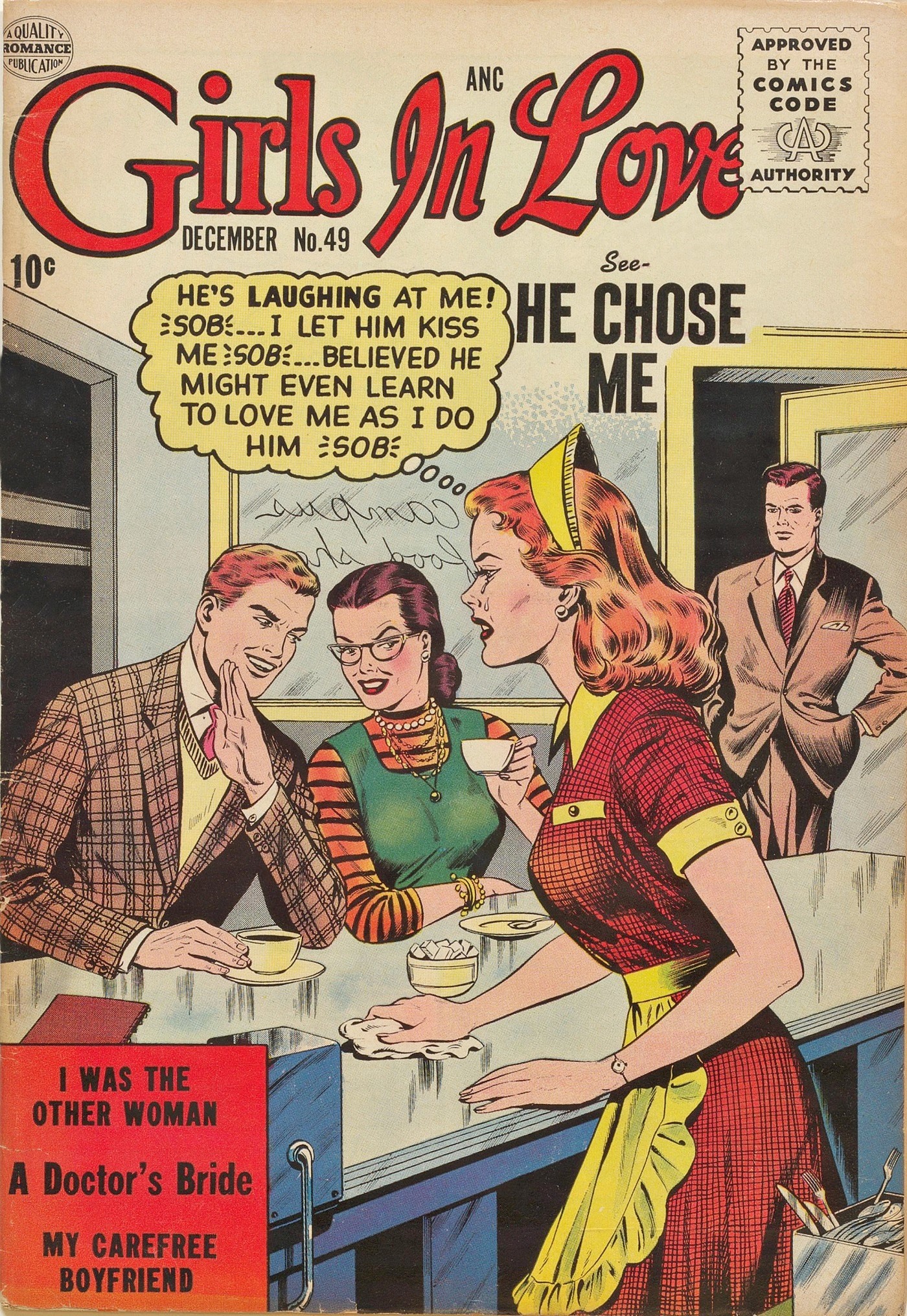 Read online Girls in Love (1955) comic -  Issue #49 - 1