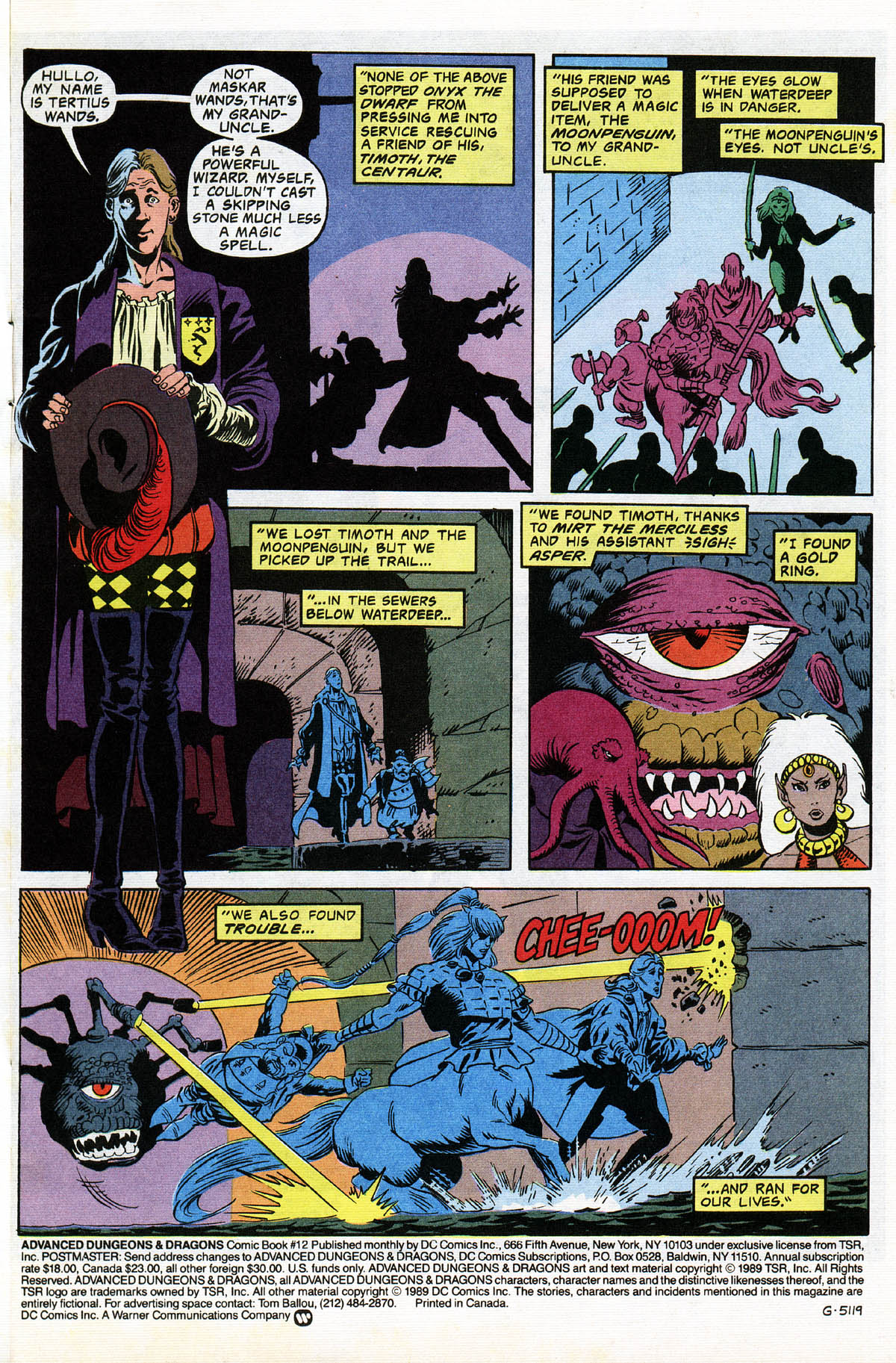 Read online Advanced Dungeons & Dragons comic -  Issue #12 - 3