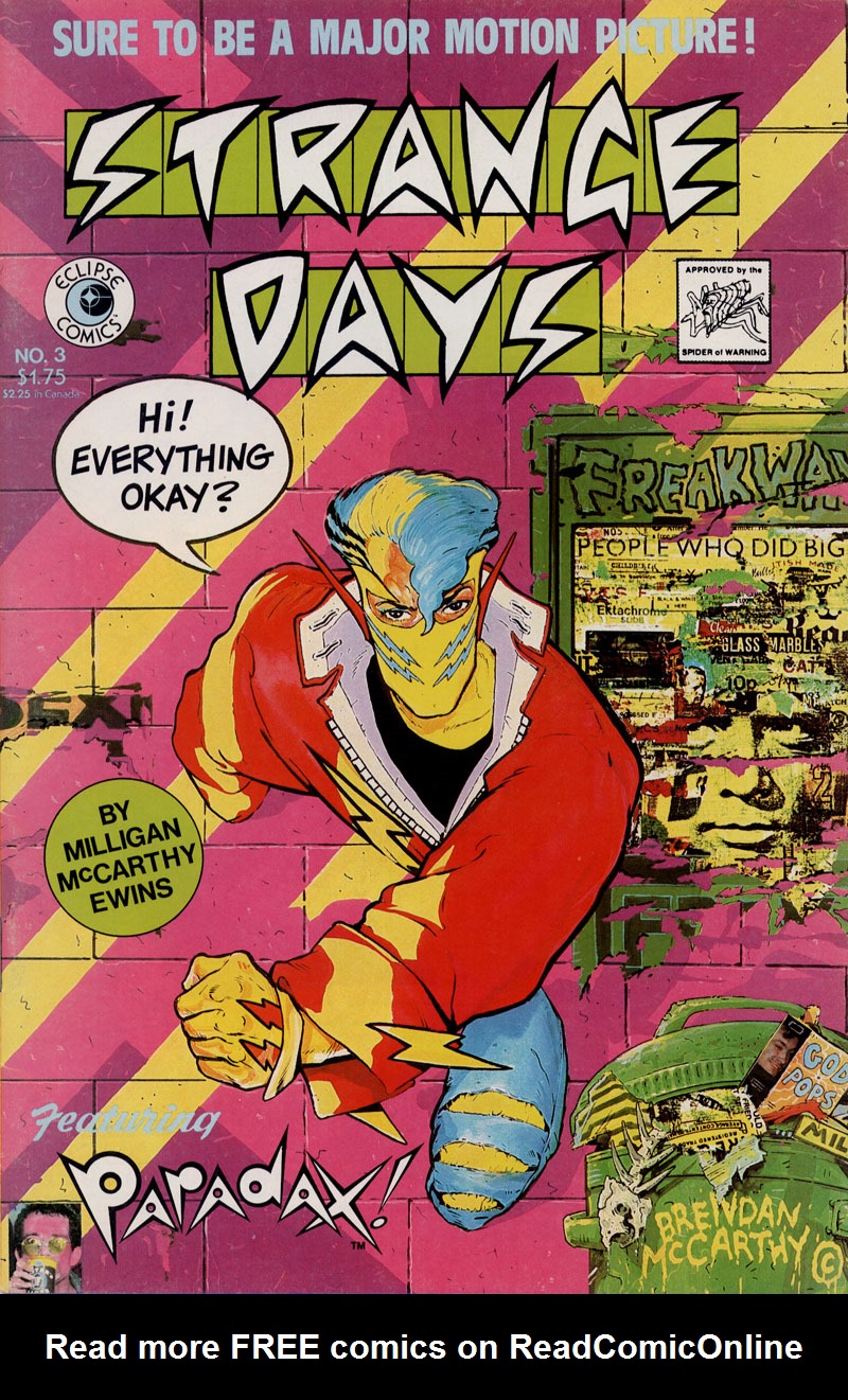 Read online Strange Days comic -  Issue #3 - 1