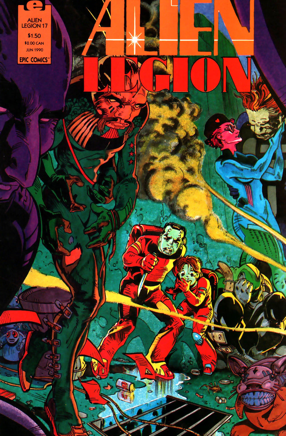 Read online Alien Legion (1987) comic -  Issue #17 - 2