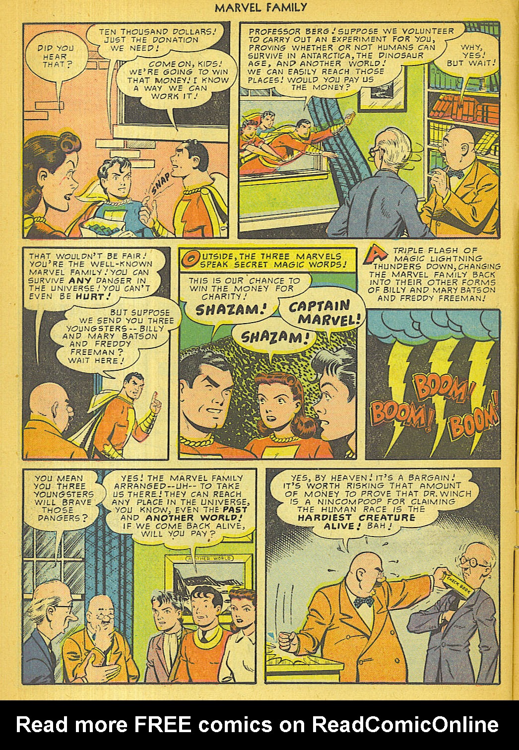 Read online The Marvel Family comic -  Issue #49 - 6