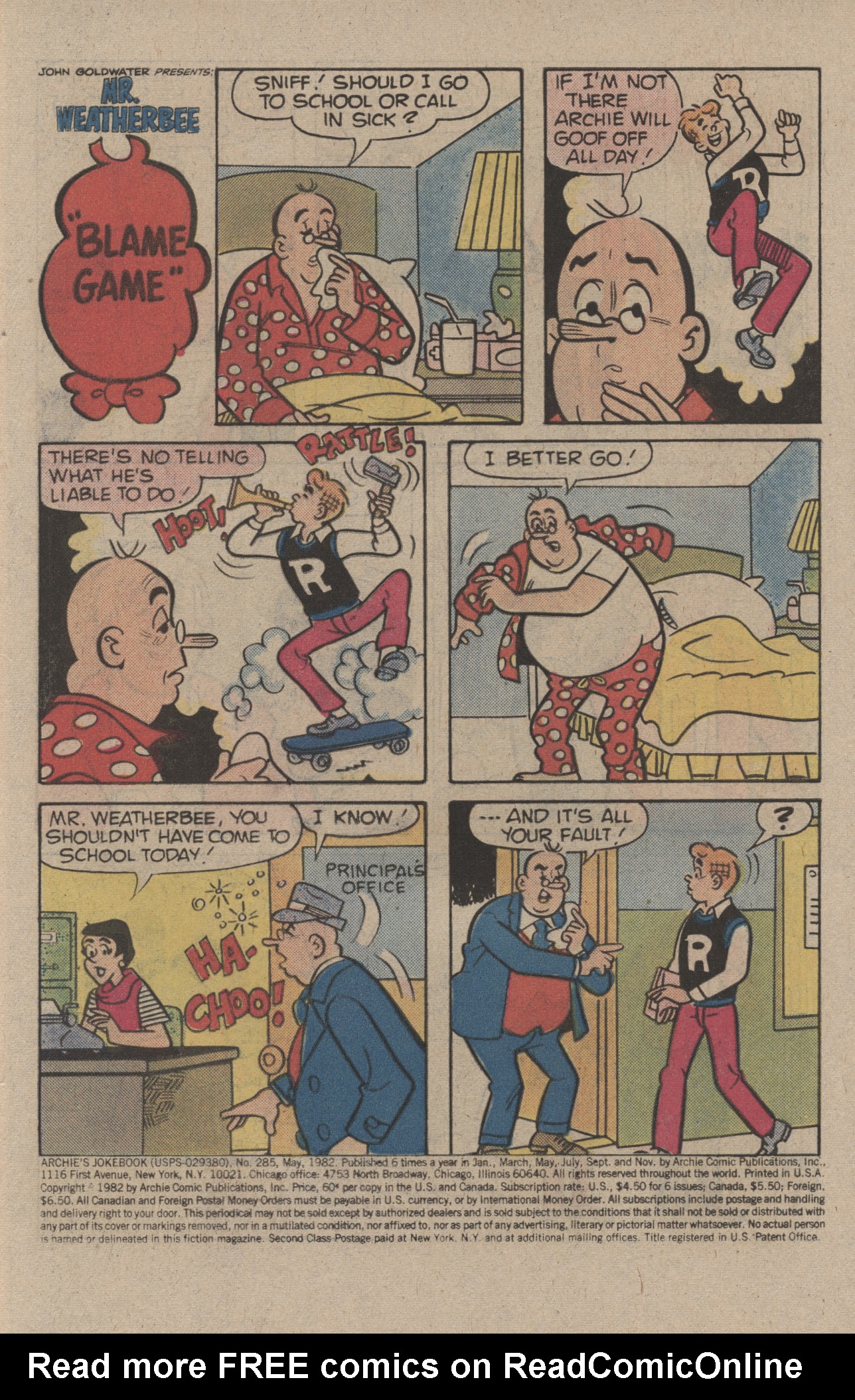 Read online Archie's Joke Book Magazine comic -  Issue #285 - 3