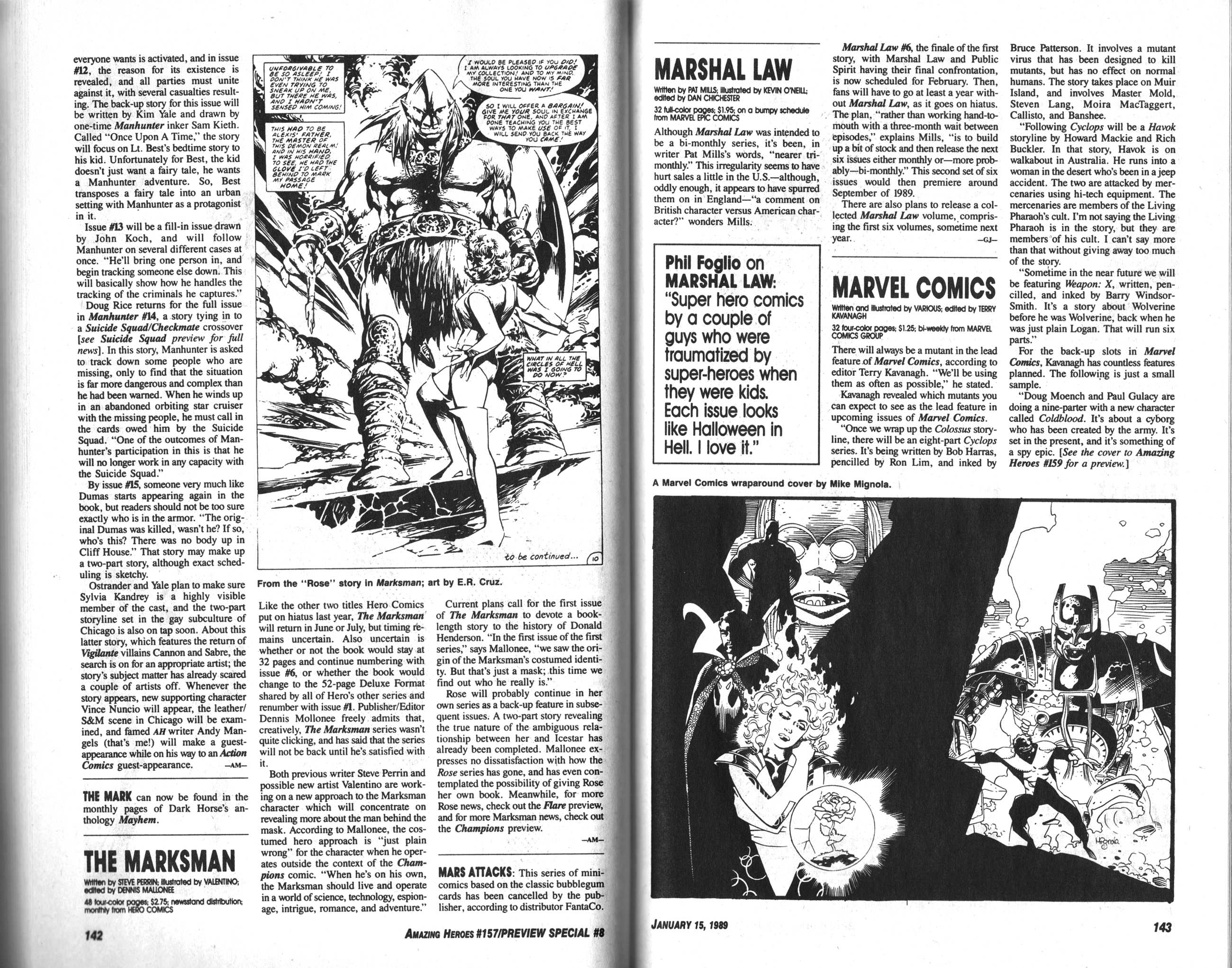 Read online Amazing Heroes comic -  Issue #157 - 72