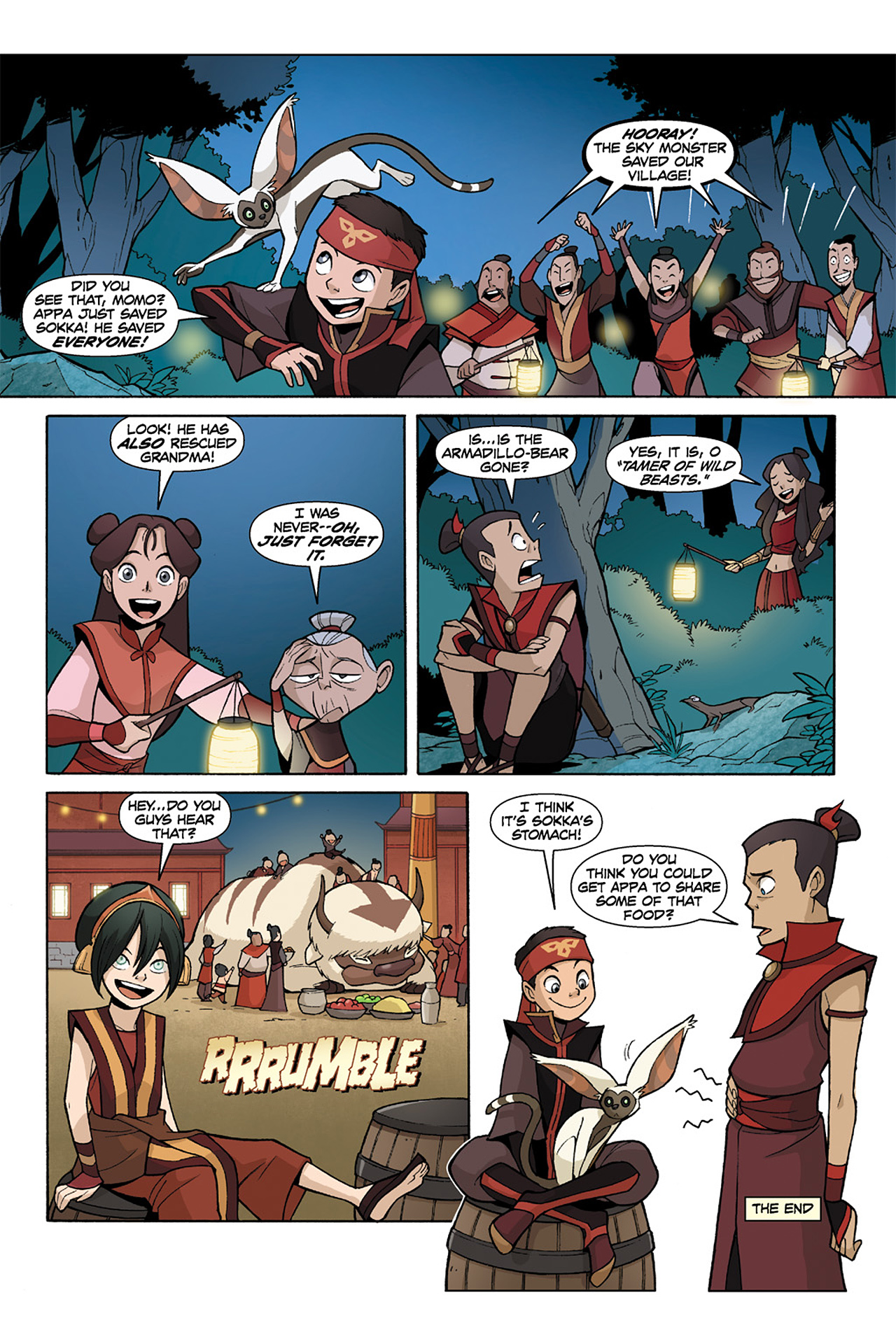 Read online Nickelodeon Avatar: The Last Airbender - The Lost Adventures comic -  Issue # Full - 163