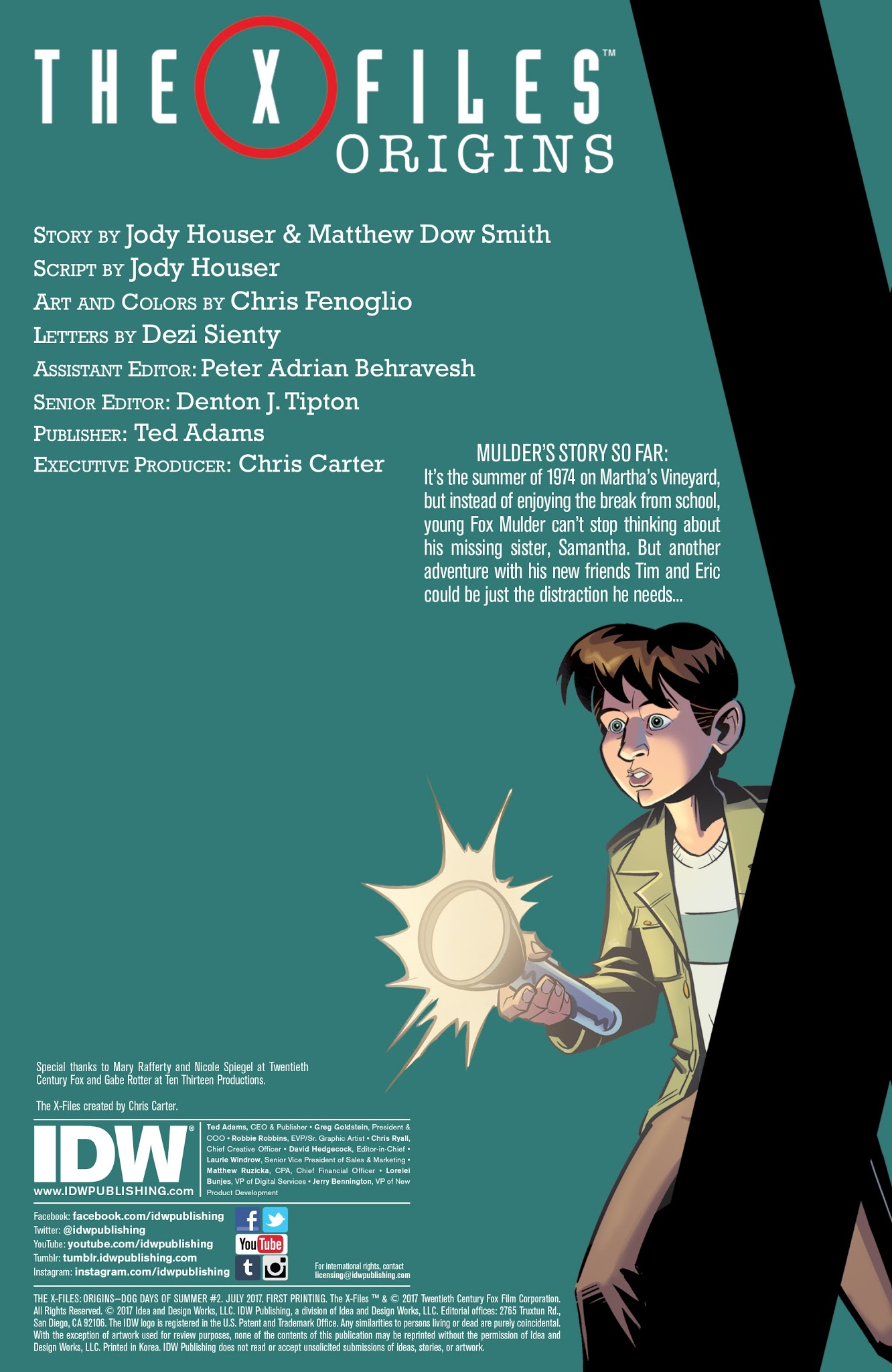 Read online The X-Files: Origins—Dog Days of Summer comic -  Issue #2 - 2