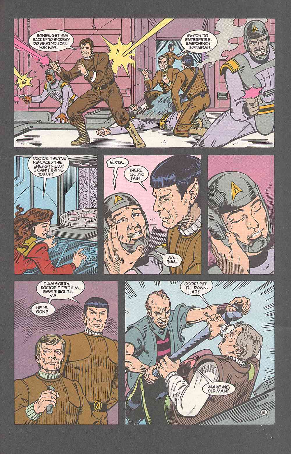 Read online Star Trek (1989) comic -  Issue #19 - 19