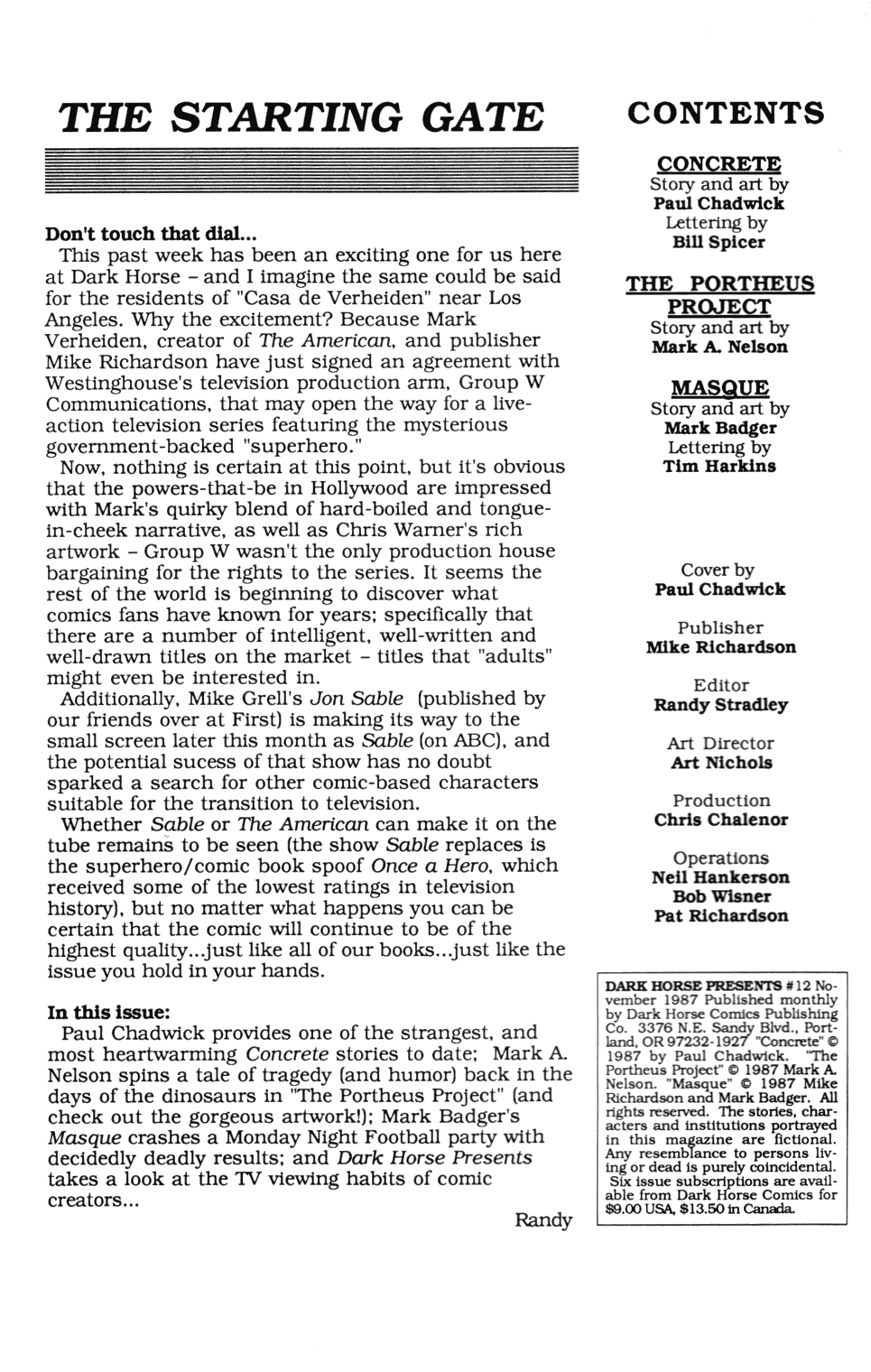 Read online Dark Horse Presents (1986) comic -  Issue #12 - 2