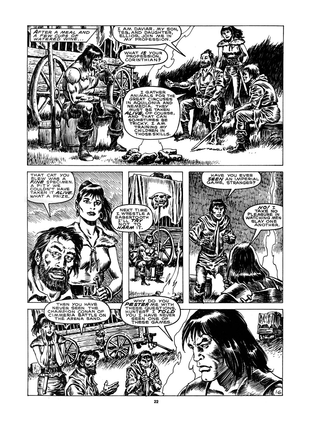 Read online The Savage Sword Of Conan comic -  Issue #151 - 20